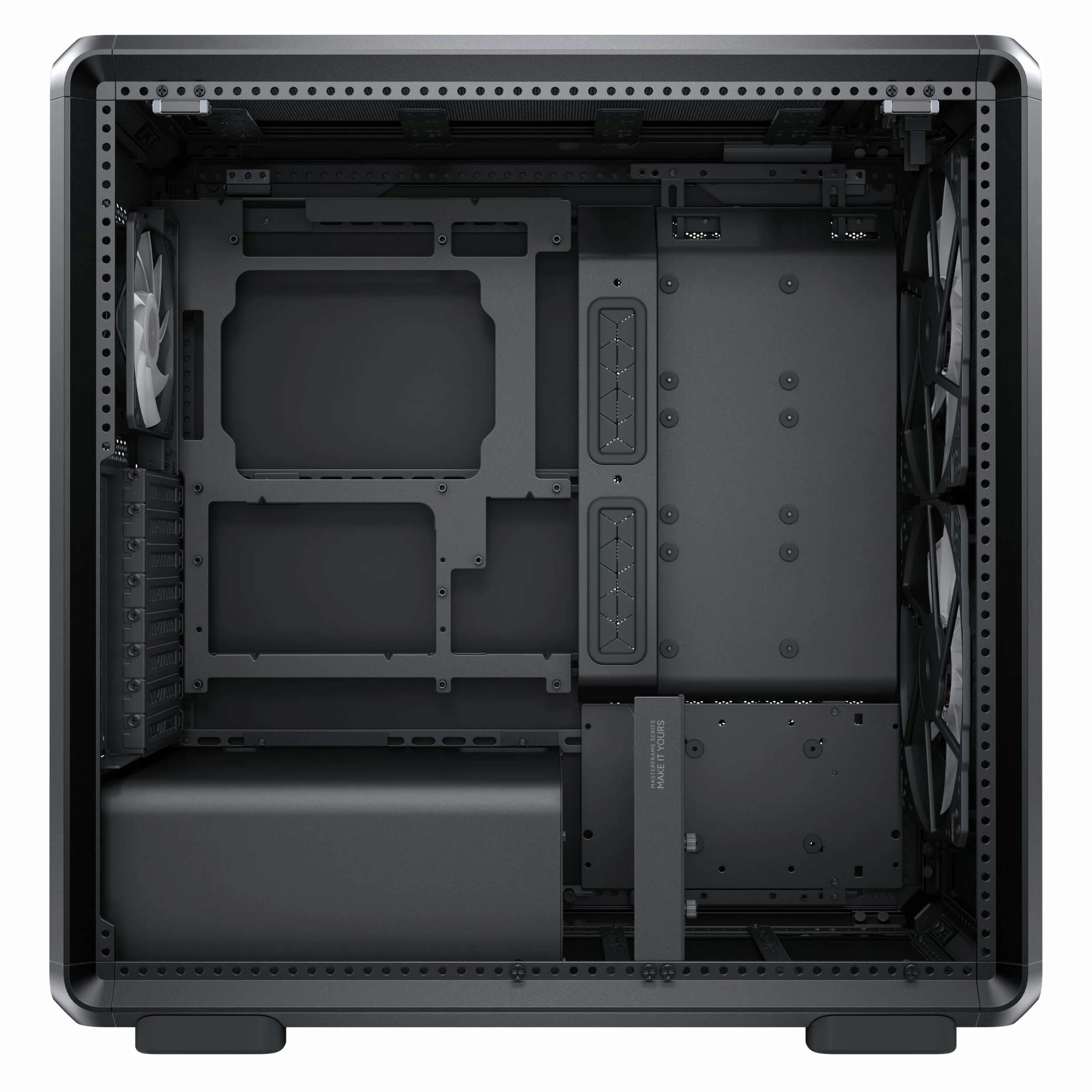 Cooler Master Masterframe 600 Mesh Black ARGB Case | Freeform 2.0 platforma modułowa ATX Mid-Tower Case | Obsługa do RTX 5090 | Obsługa AIO 420 mm | Złącze typu C | aluminiowa rama