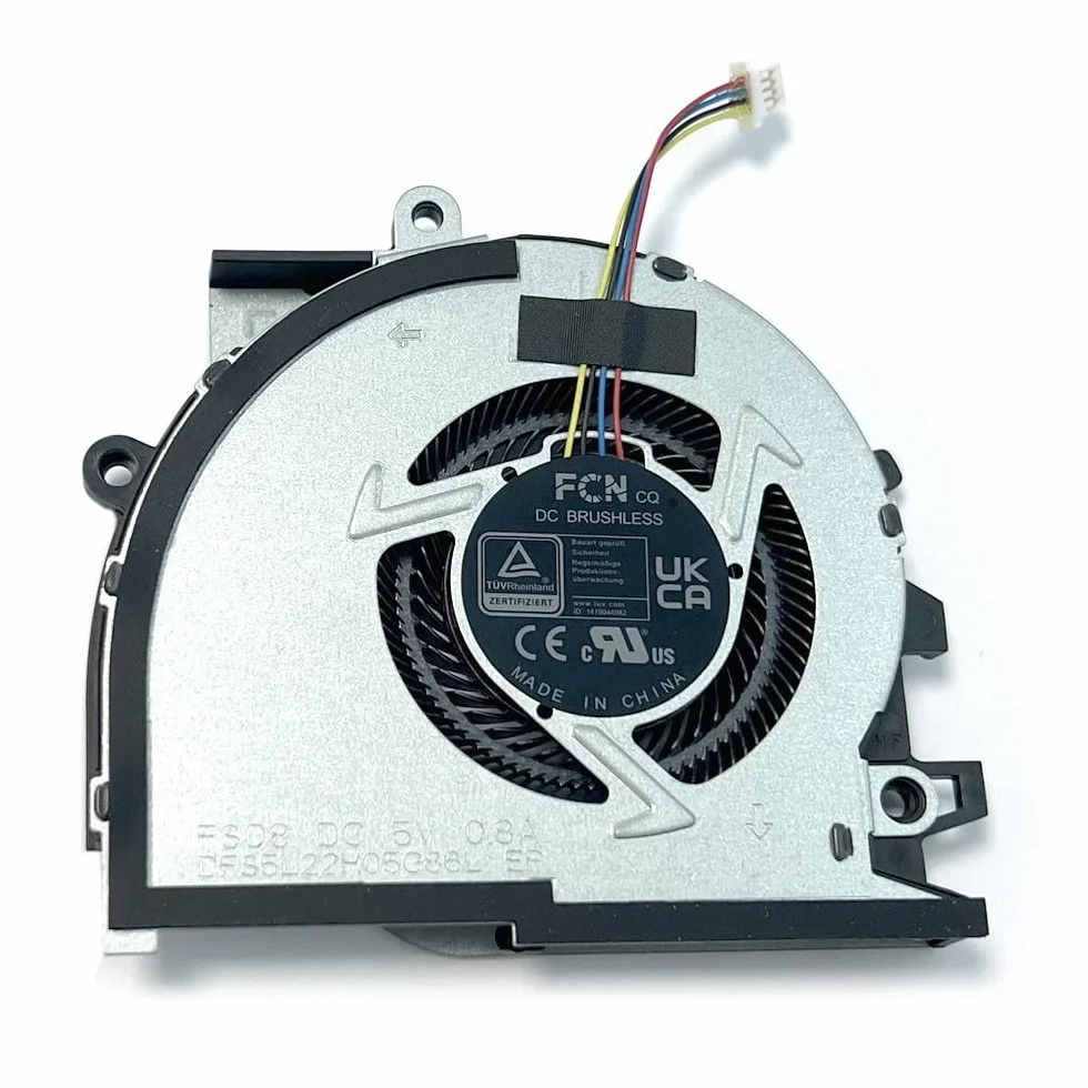 ZAHARA Wentylator CPU CPU Laptop ventilo pc Zamiennik dla ASUS TUF Gaming A16 FA608 FA608WI FA608WV FA608WM FA608WP FA608UP,TUF Gaming F16 FX608 FX608LP FX608LM FX608JH laptop chłodzący CPU