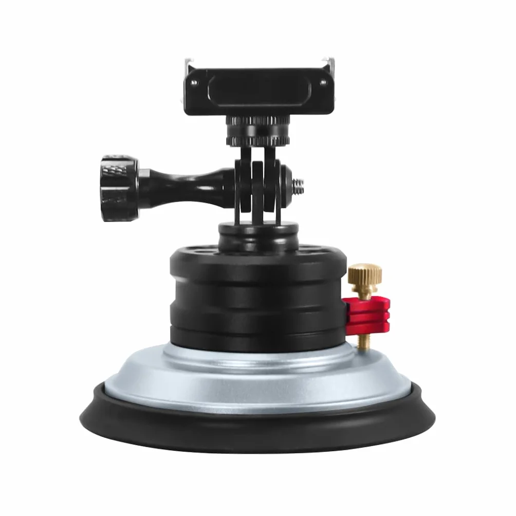 Wspornik kamery z przyssawką 10 cm z siłą ssącą 20 kg, magnetyczny, szybkie zwalnianie, mocny próżniowy uchwyt samochodowy z adapterem montażowym (typ 2)
