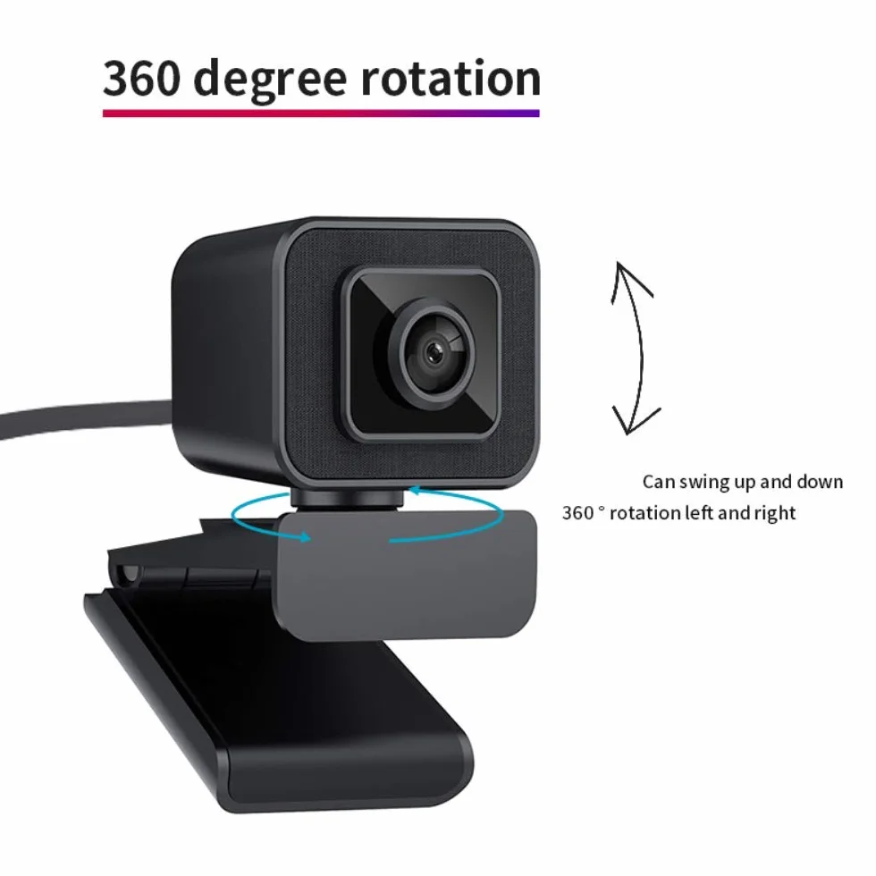 Kamera USB 1080p HD Komputer Kamera internetowa Wbudowany mikrofon dźwiękochłonny o rozdzielczości dynamicznej 1920 x 1080