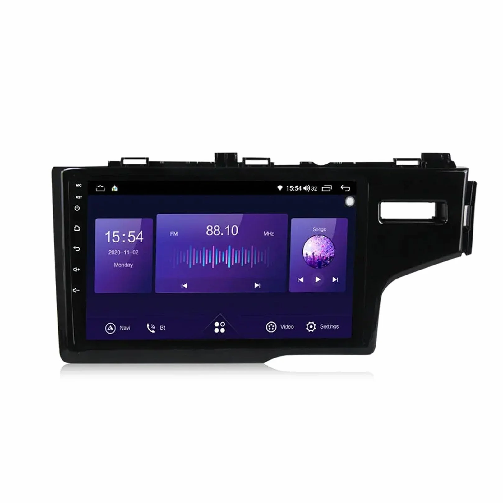 Radio Samochodowe dla Honda Jazz Fit 2014-2015 Przenośny OdtwarzaczDotykowym Hd, Bluetooth, Wi-Fi, Radiem, Wideo I Muzyką; Mirror Link, 8 Rdzeń 8G+256G