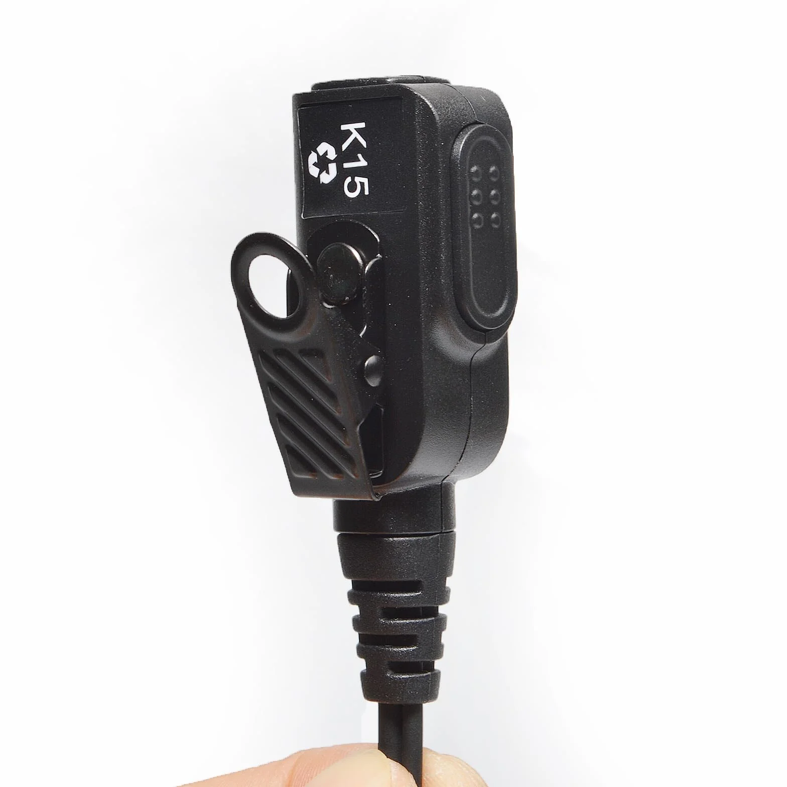 HYS Radiotelefon zestaw słuchawkowy kompatybilny z Hytera HYT PD700 PD700G PD702 PD705 PD780 PD780G PD782 PD782G PD790EX PT580H Walkie Talkie, kształt G z PTT i mikrofonem (5)