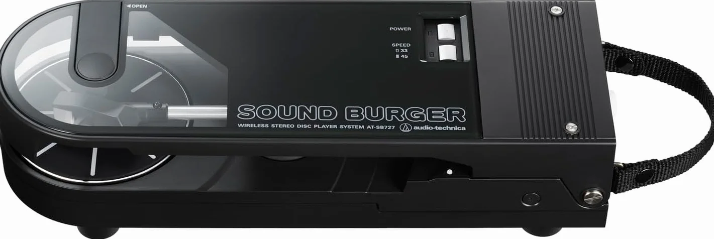 Audio-Technica SB727 Sound Burger Przenośny gramofon z Bluetooth (czarny)