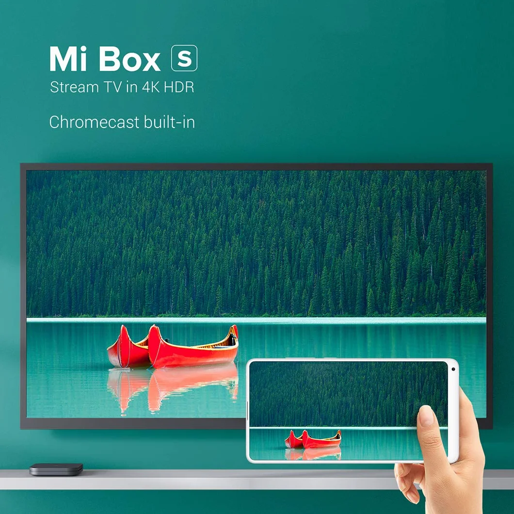 Original Xiaomi MCTvbox-s Jednostka Streamingowa, Czarny, 1 Sztuka