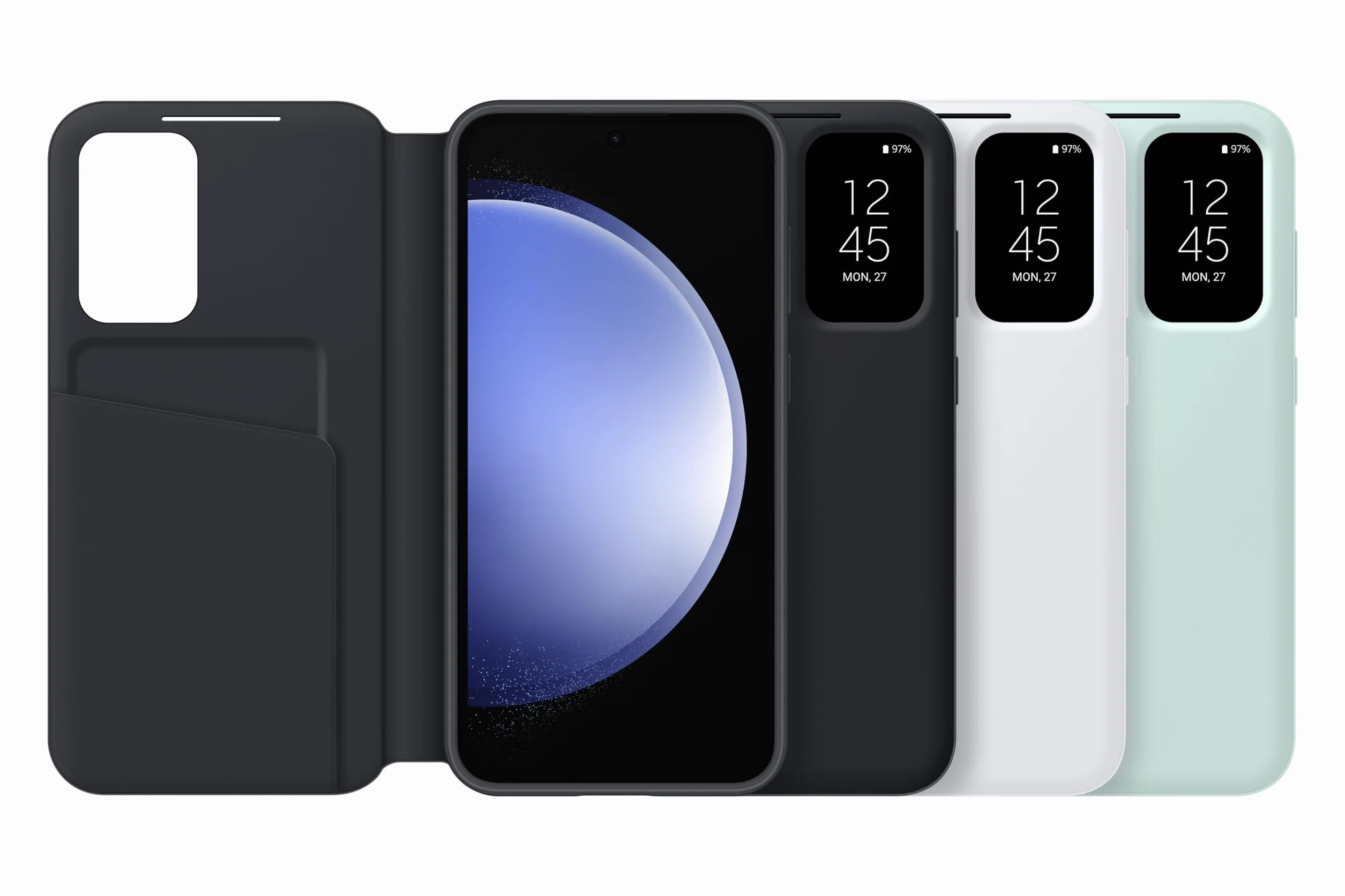 Samsung Galaxy Official S23 FE Smart View portfel etui, miętowy