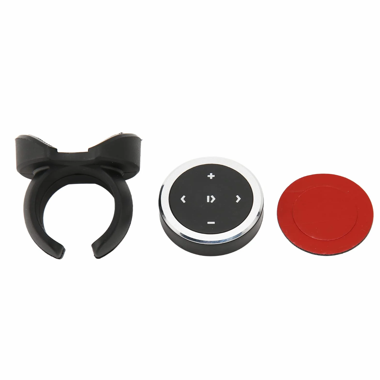 Media Button, inteligentny bezprzewodowy pilot zdalnego sterowania na kierownicy z uchwytem na telefon komórkowy, tablet, do samochodu, roweru, motocykla, kierownicy