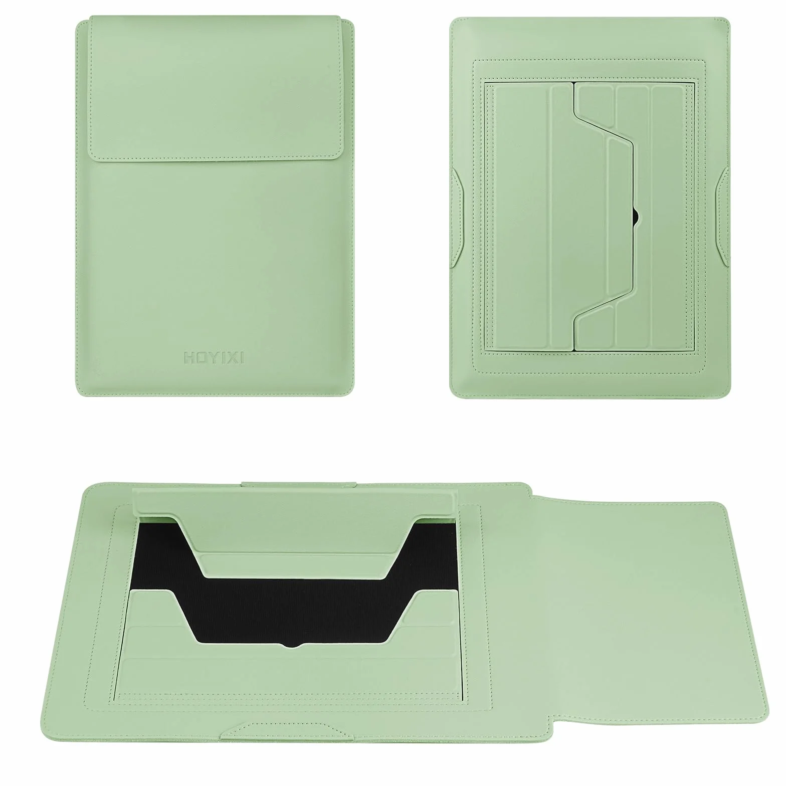 HoYiXi Etui ze sztucznej skóry z uchwytem na laptopa 13,3"/13,6", kompatybilne z MacBook Pro 14 / MacBook Air 13 (M1 M2)/ASUS Vivobook 14 / Dell XPS 13 / ASUS Acer Matebook, torba na notebooka
