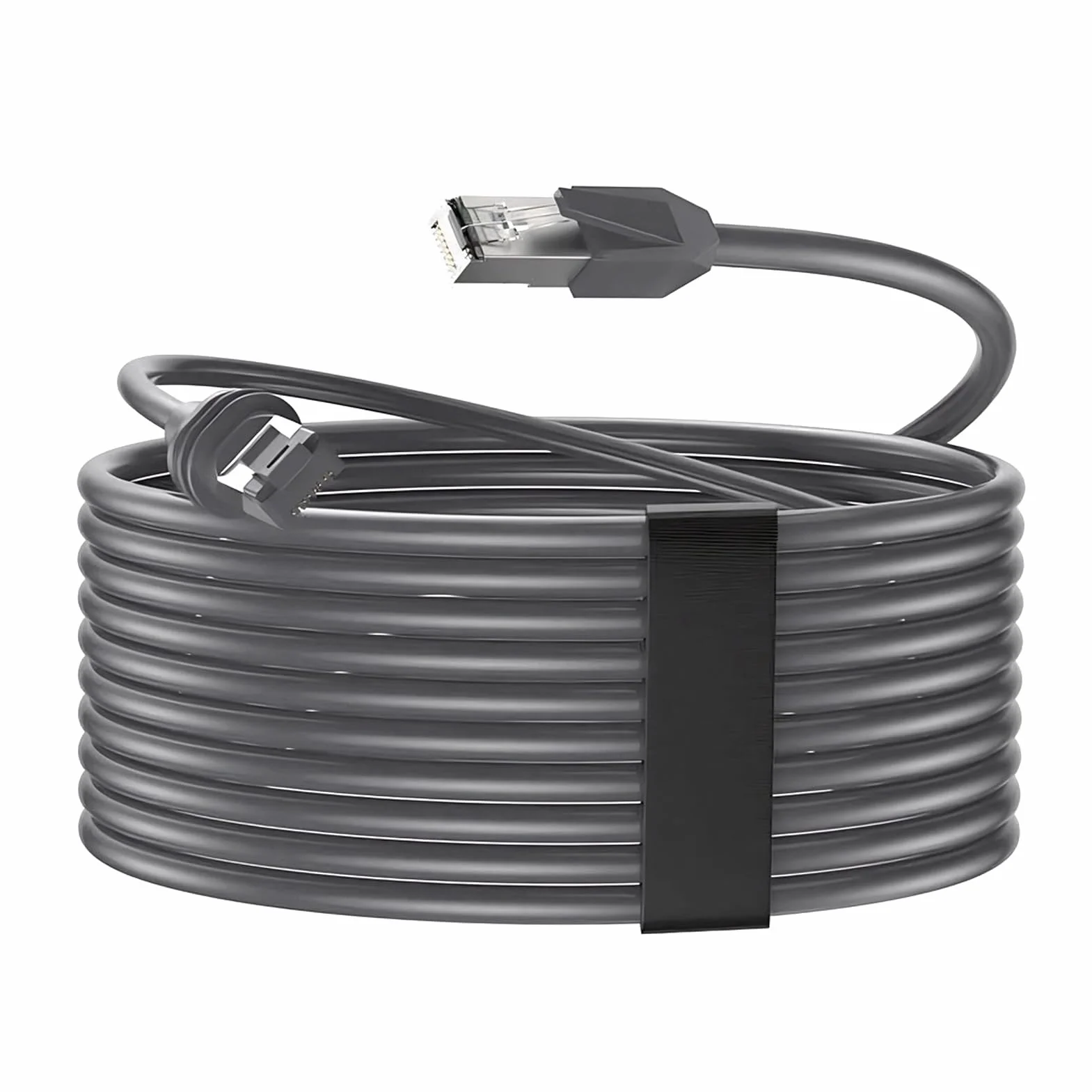 Generic Przewód Satelitarny do Kabla RJ45 Wodoodporny i Trwały Zamiennik Anteny Gen3 46m 150FT Nadaje się do Użytku Wewnątrz i na Zewnątrz Miedź 26AWG