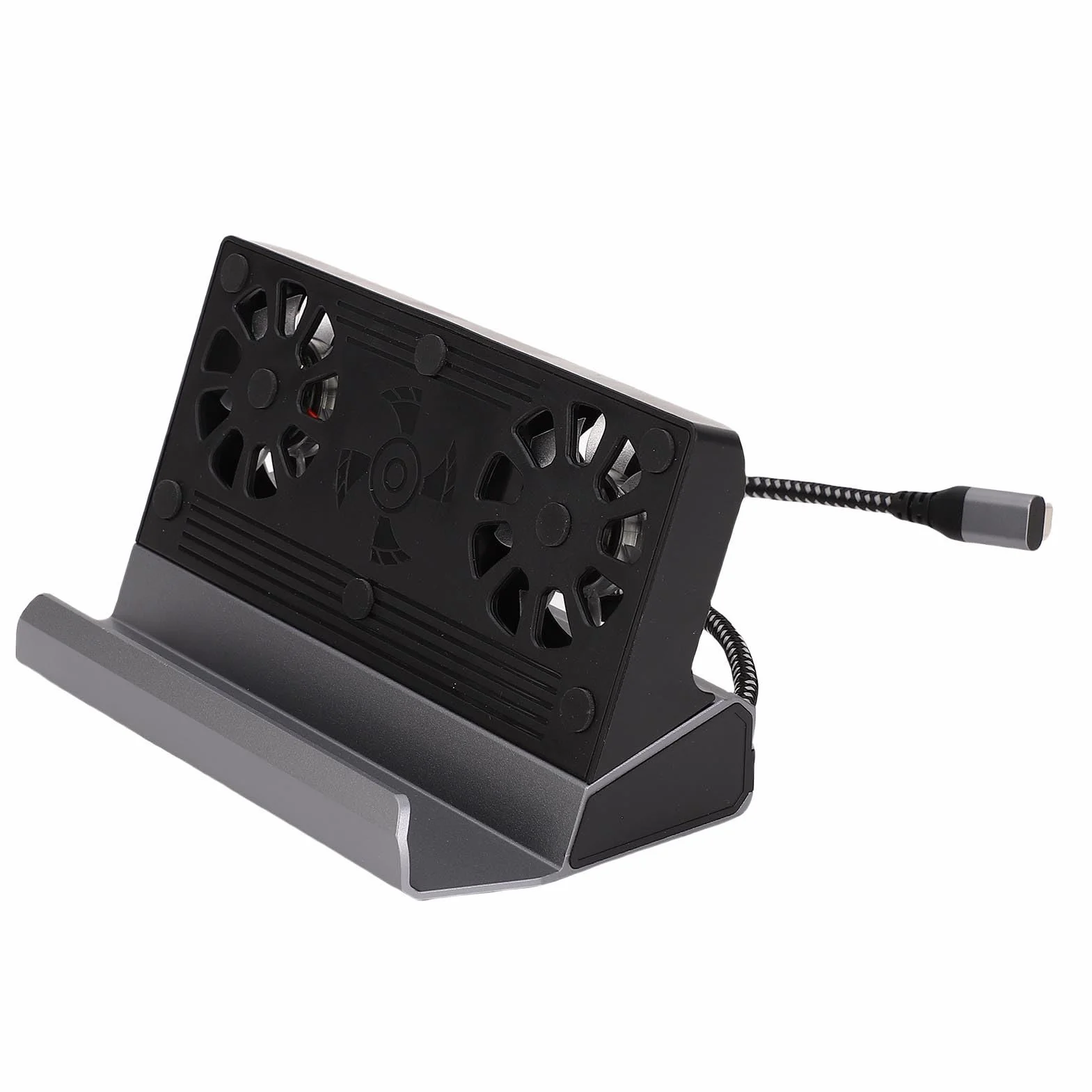 Jiawu Stacja Dokująca Steam Deck Podwójny Wentylator Chłodnicy 9 W 1 Interfejs Multimedialny HD USB 3.0 PD 100 W dla Graczy Materiał ze Stopu Aluminium