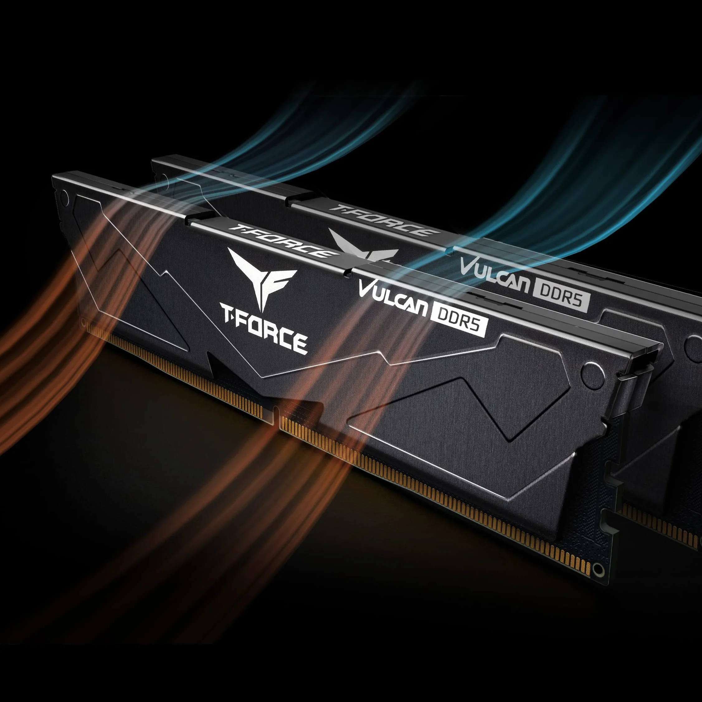 TEAMGROUP RAM Team D5 6400 32GB C40 Vulcan Black K2
