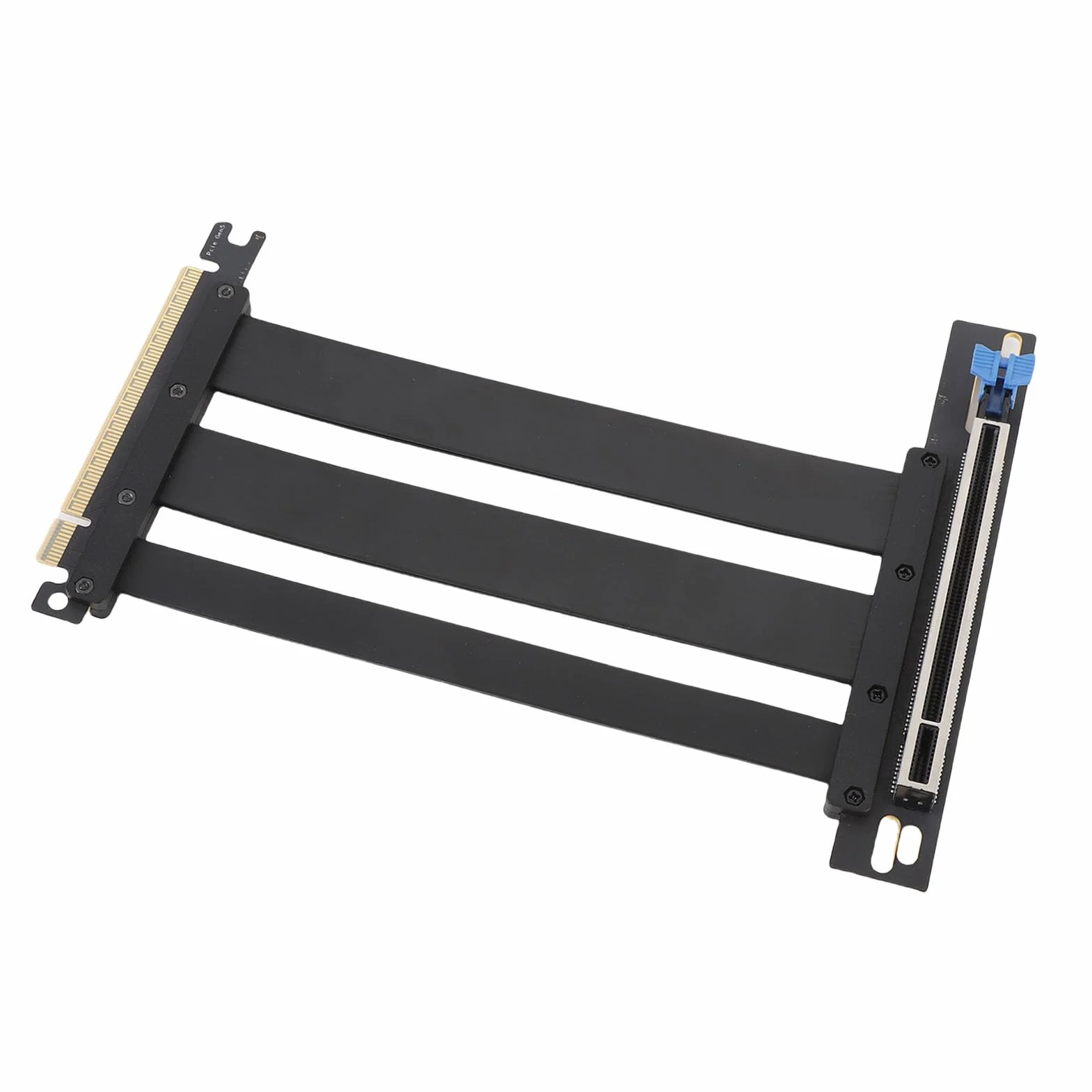 GOWENIC Kabel Kątowy Prosty PCIE 5.0 X16, Długi Okres Użytkowania PCIE 5.0 X16 Kabel Windy dla Kompilacji ITX (30cm)