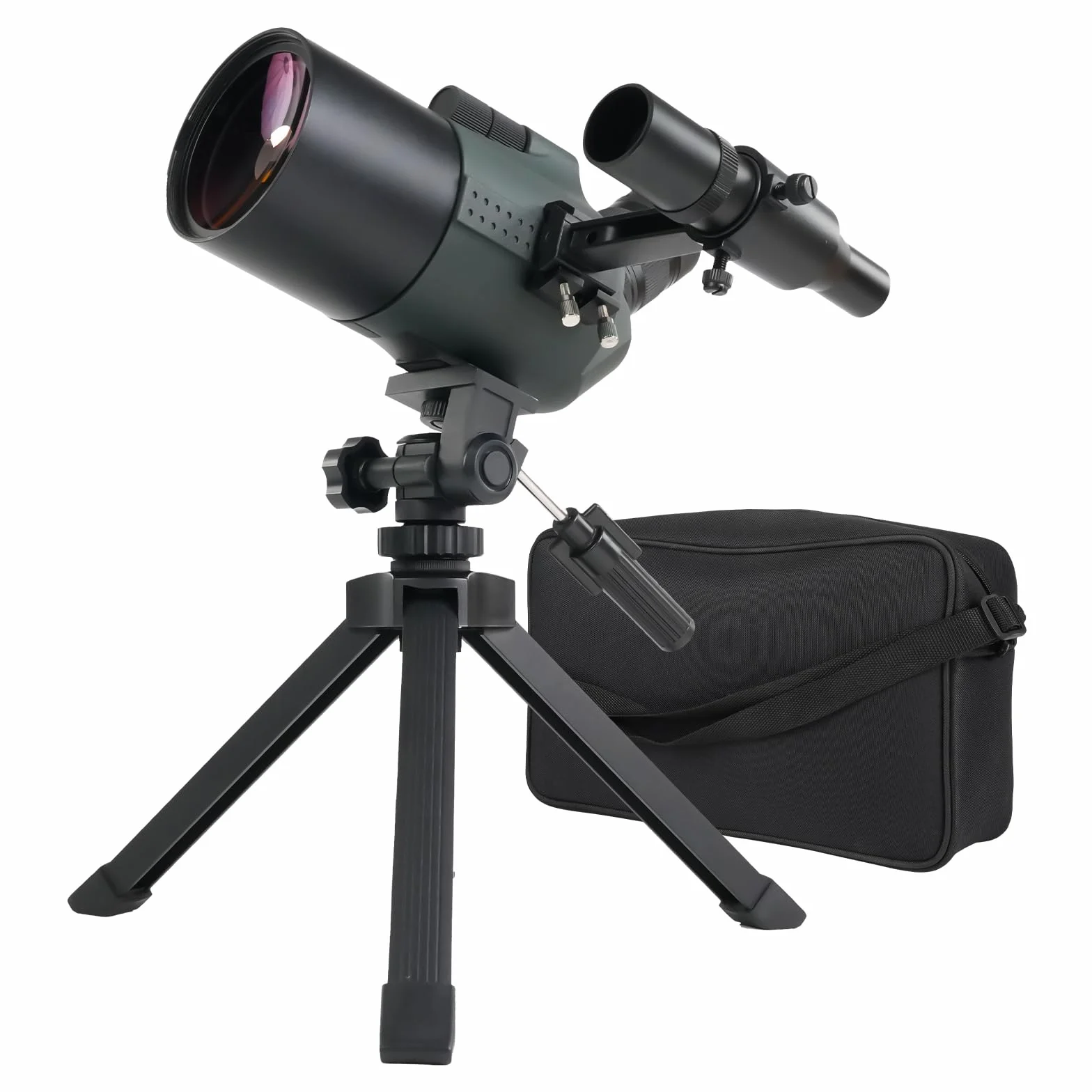 Svbony SV41Pro Mak Luneta Obserwacyjna ze Statywem, Finderscope i Mocowanie Celownika, 28-84X80 FMC Podwójna Prędkość Fokus, Odłączany Okular 1,25", Wodoodporny do Astronomiczny Obserwacja Księżycu