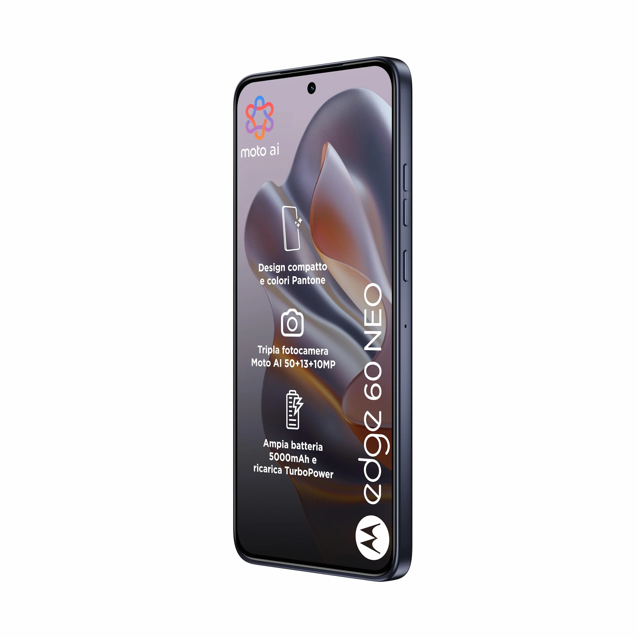 Motorola XT2509-1 Edge 60 Neo, Dual, 256GB 8GB RAM, PANTONE Grisaille