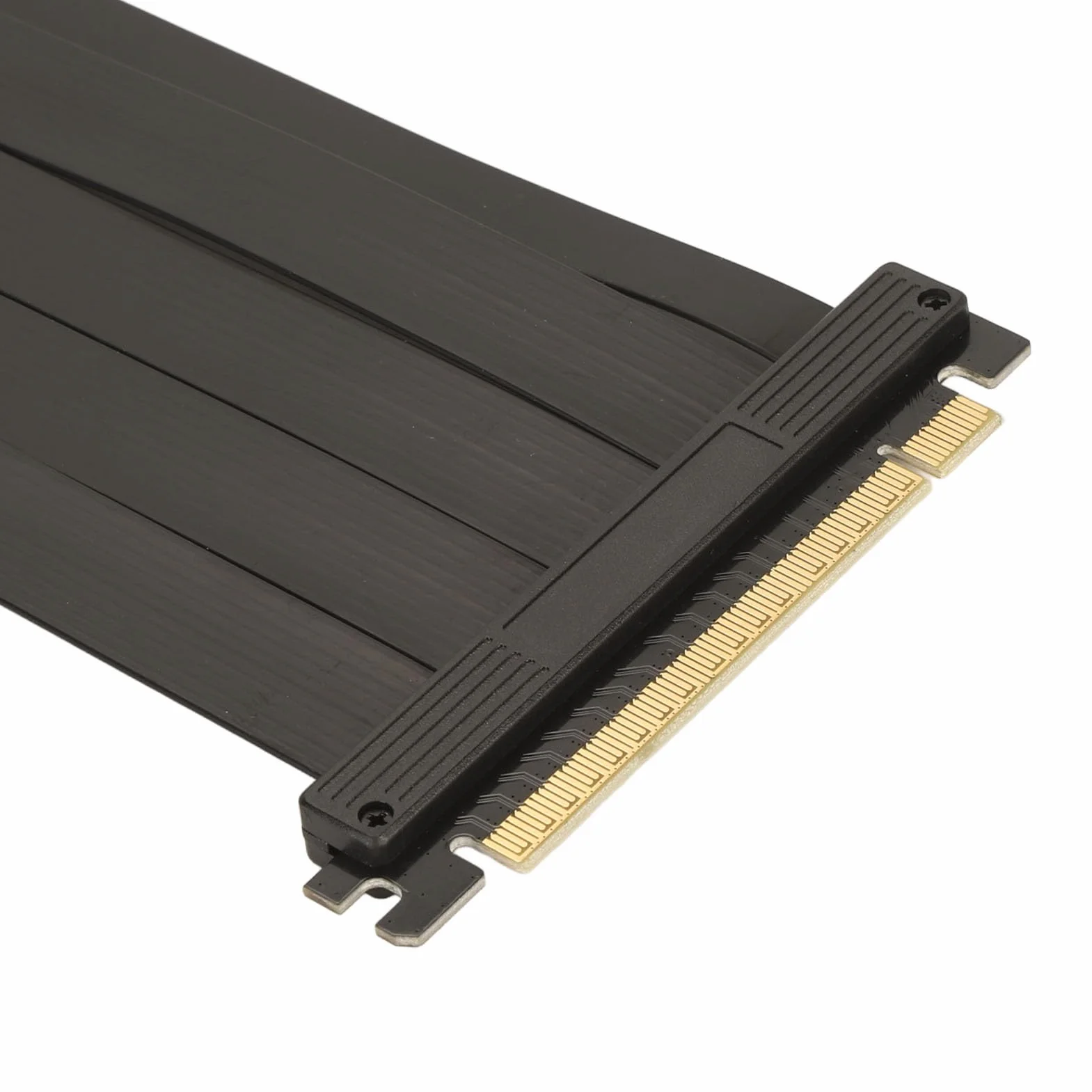 Kabel Pionowy PCIE 4.0 X16, 15,8-calowy, Elastyczny Przedłużacz GPU z funkcją przeciwzakłóceniową, sygnał Bezstratny, Złącze 90 Stopni, dla RTX4090 RX6950XT
