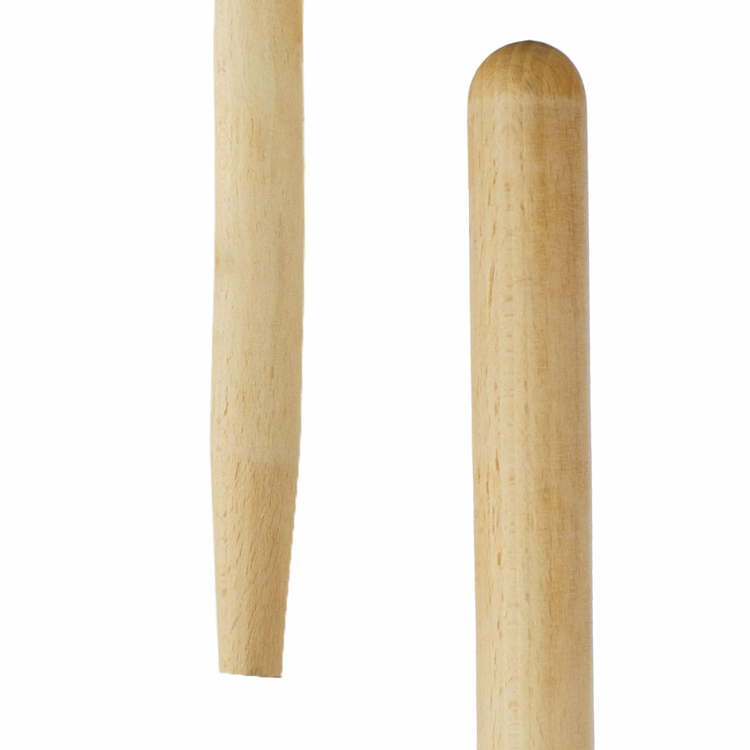 Trzonek Drewniany 150 cm Bukowy Wymienny do Grabi i Miotły