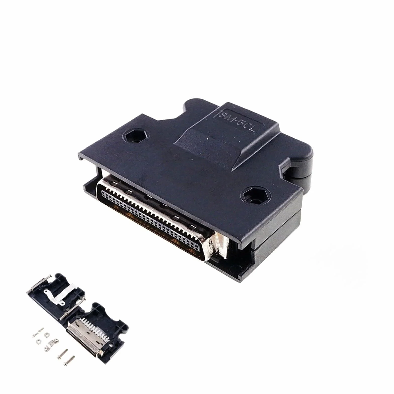 Męski adapter złącza jack mono, 1 5 20 szt. Złącze SCSI MDR 14 20Pin 26 36 50 Pozycje Wtyczka męska Gniazdo napędu(50 Pin Sm 50l,5pcs)