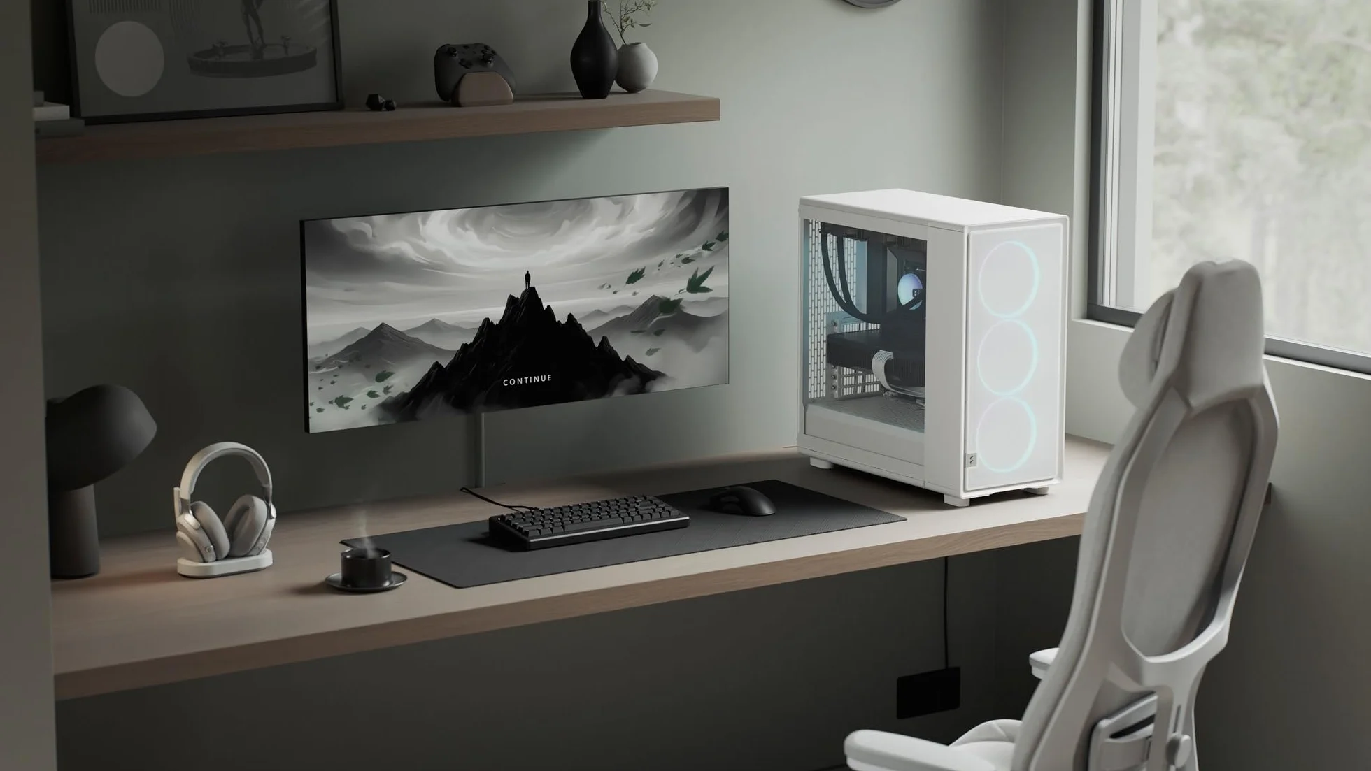 Fractal Design Epoch XL White TG RGB Clear Tint - Obudowa komputera