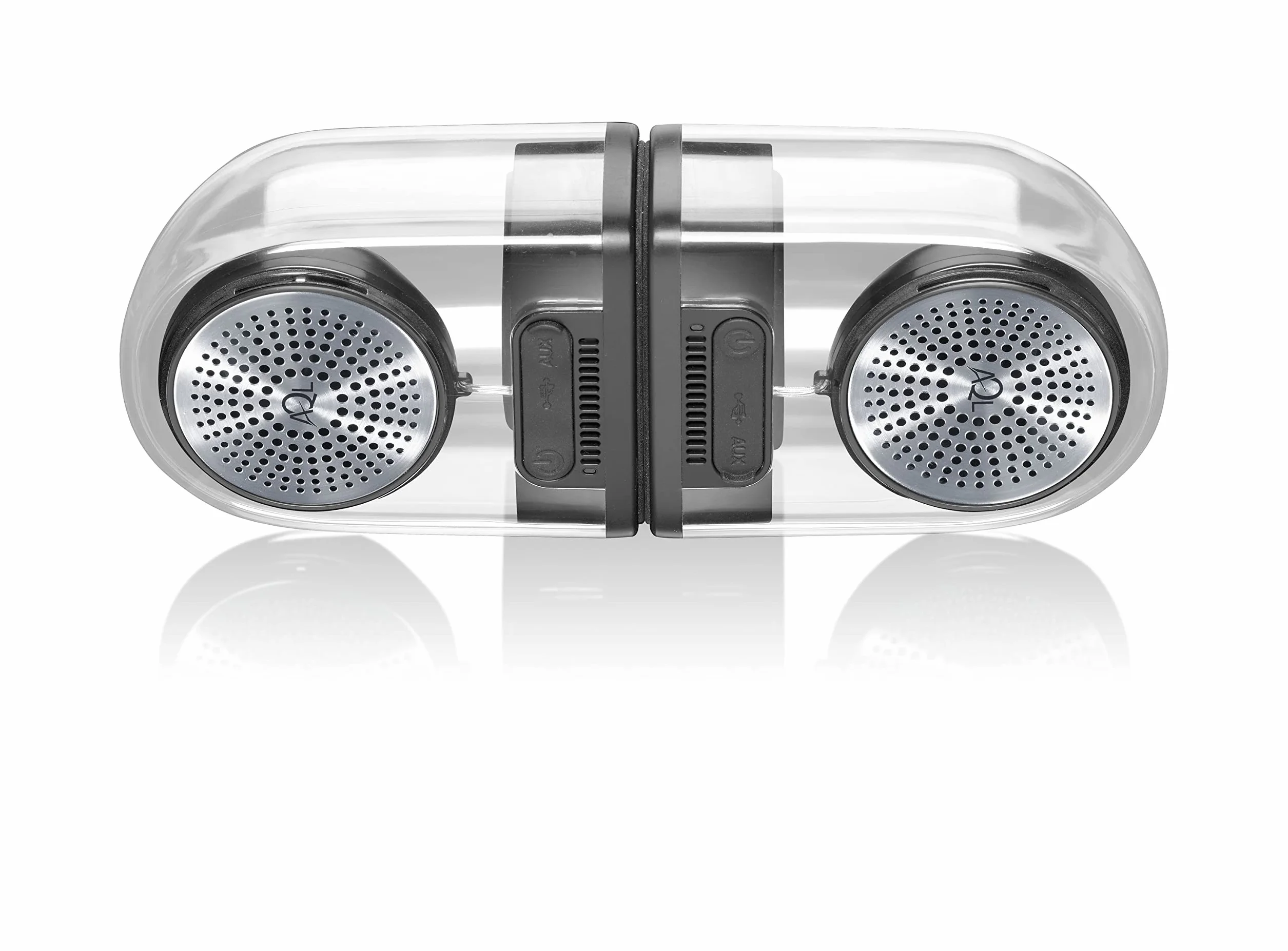 AQL Głośnik koncertowy Bluetooth, przenośny głośnik stereo do iPhone'a, Samsunga, Huawei i innych smartfonów, z twardym etui podróżnym