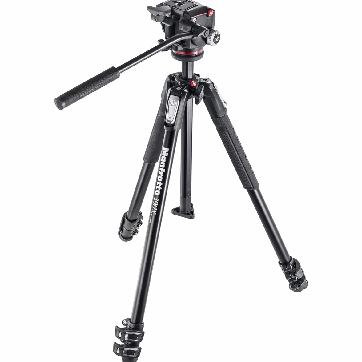 Manfrotto 190 x 3 segmenty aluminiowy statyw z 2-drożnym nachyleniem