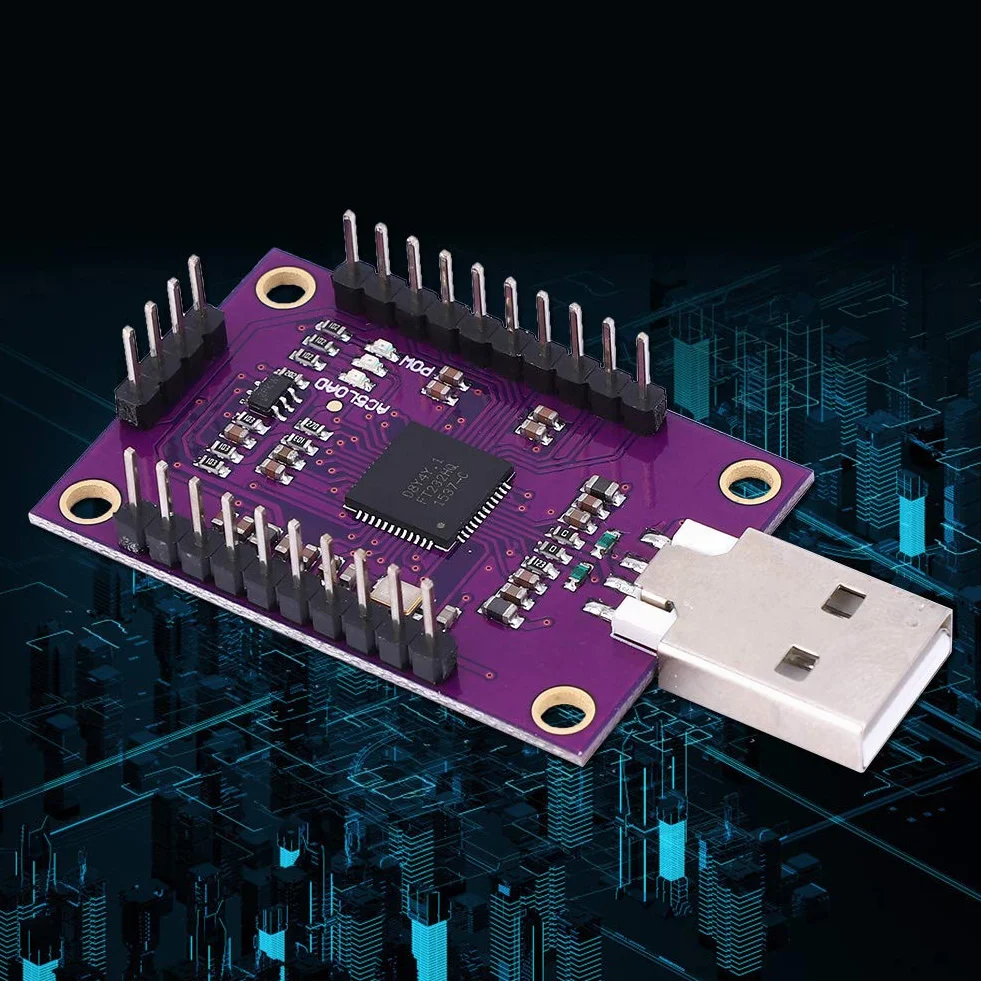 USB do JTAG UART FIFO SPI I2C Konwerter Moduł Wielofunkcyjny Adapter Szeregowy USB 2.0 480 Mb/s 12 Mbodów