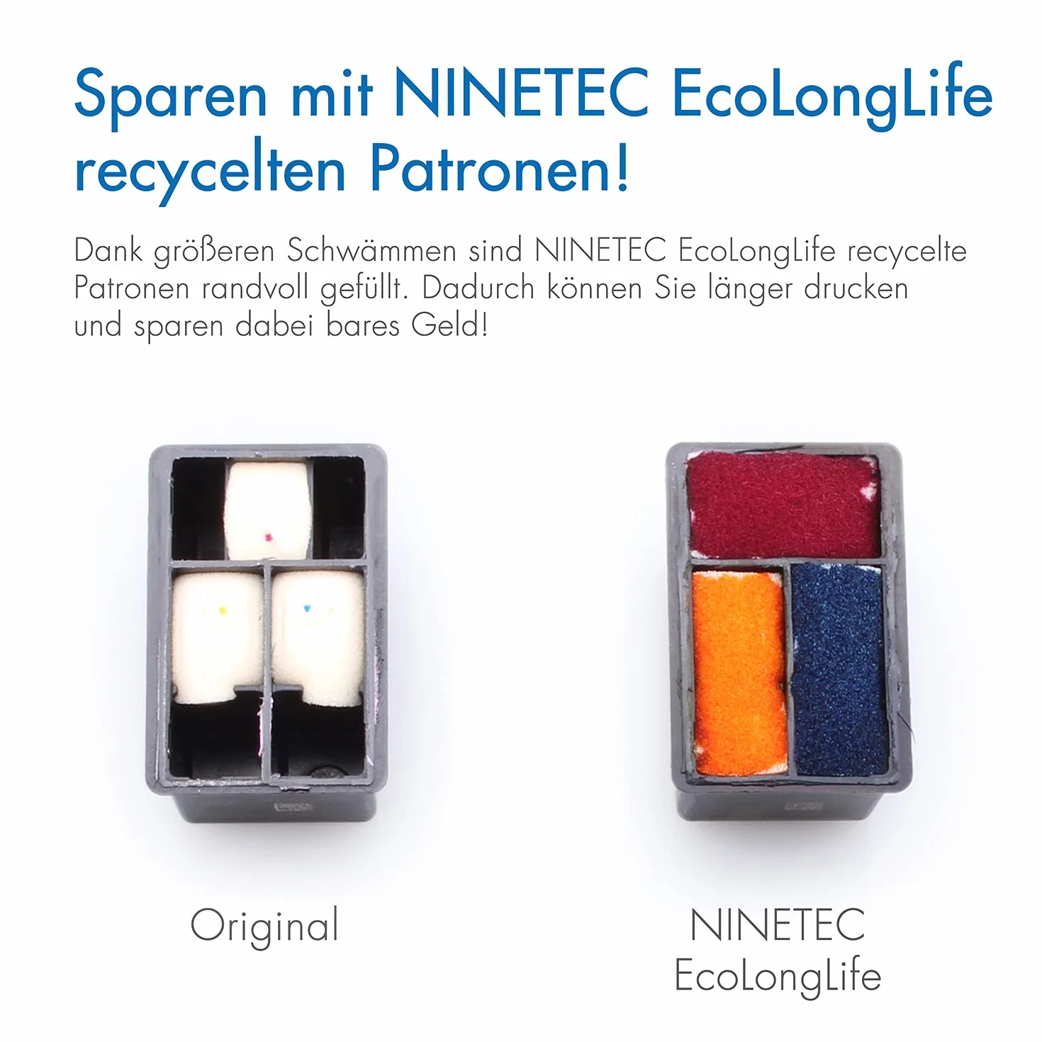 NINETEC 305 XL czarny i kolorowy kartridże do drukarki, wielopak, zamiennik dla HP 305 wkłady do drukarek HP 305 XL 305XL do DeskJet 2320 2700 2710e 2720e 2810e 2820e 4120e Envy 6010e 6020e 6030e