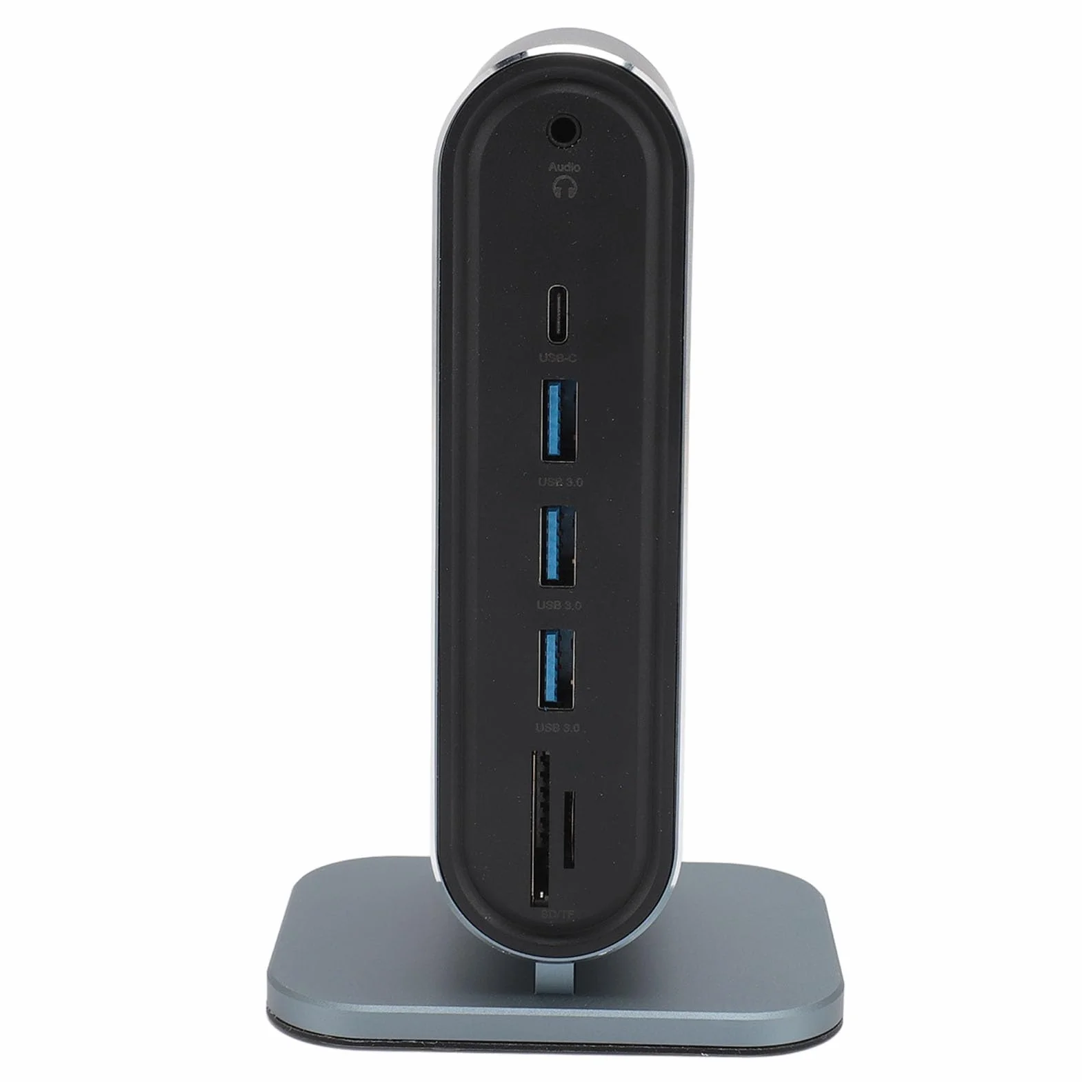 aqxreight Stacja Dokująca USB C do Laptopa 12 Cali, 4K VGA, Koncentrator USB C 10 Gb/s z Ethernetem 100 Mb/s, ładowanie PD 87 W, Porty A 5 Gb/, Gniazdo Kart SD, Aluminiowy Przenośny Koncentrator do