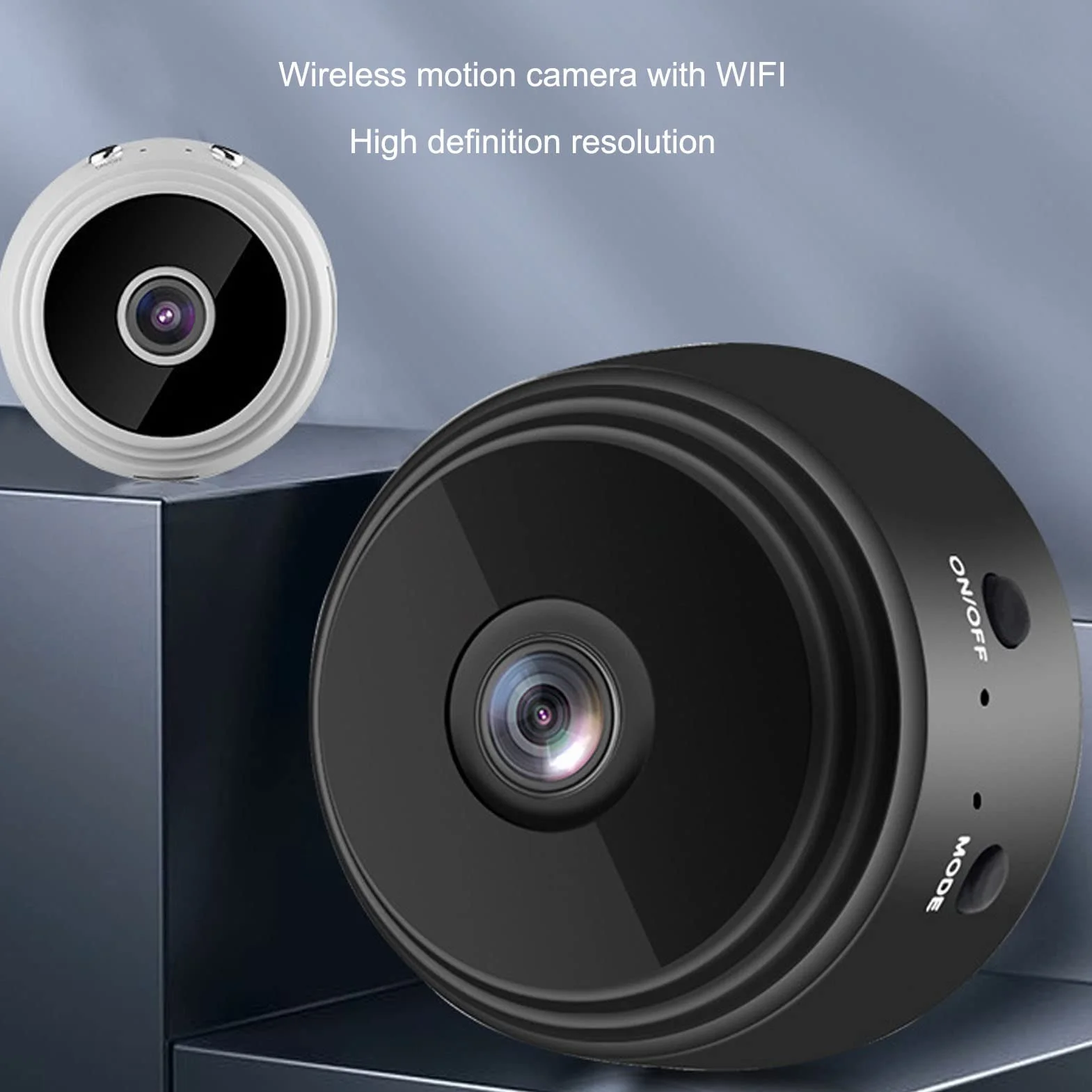 MiniBezpieczeństwa 720P HD, Zdalny Podgląd z Bezpośrednim Połączeniem z aplikacją, Magnetyczna Mała BezprzewodowaWideo WiFi do Domu