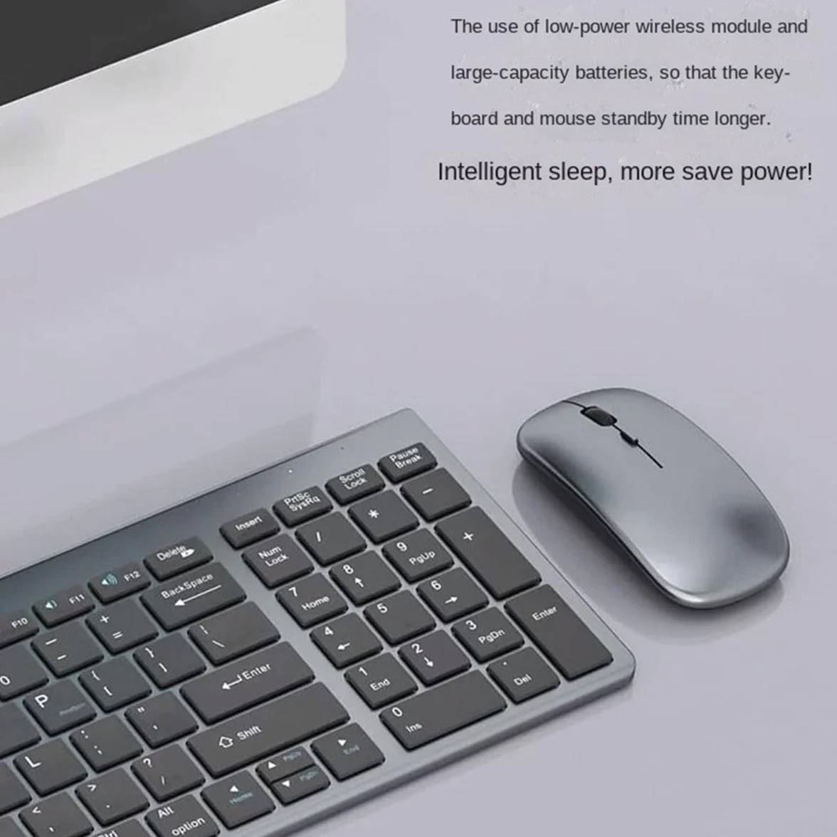 Kompaktowa Zestaw Klawiatury I Myszy O Ergonomicznej Konstrukcji Podłącz I Graj Do Gier Biurowych Dla Komputerowego(Black)