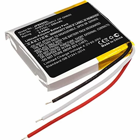 subtel® Bateria kompatybilna z Jabra Evolve 65, 80, AHB472625PLT, CP-GN650 250mAh zapasowy akumulator
