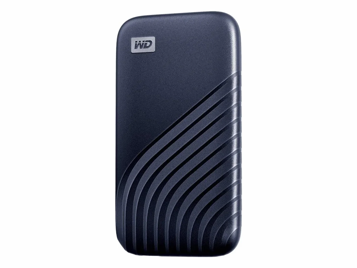 WD 2TB My Passport SSD Portable SSD USB-C, USB 3.2 Gen 2 External NVMe Solid State Drive up to 1050 MB/s 2-meters drop resistance, Works with PC, Xbox, PlayStation - Midnight Blue