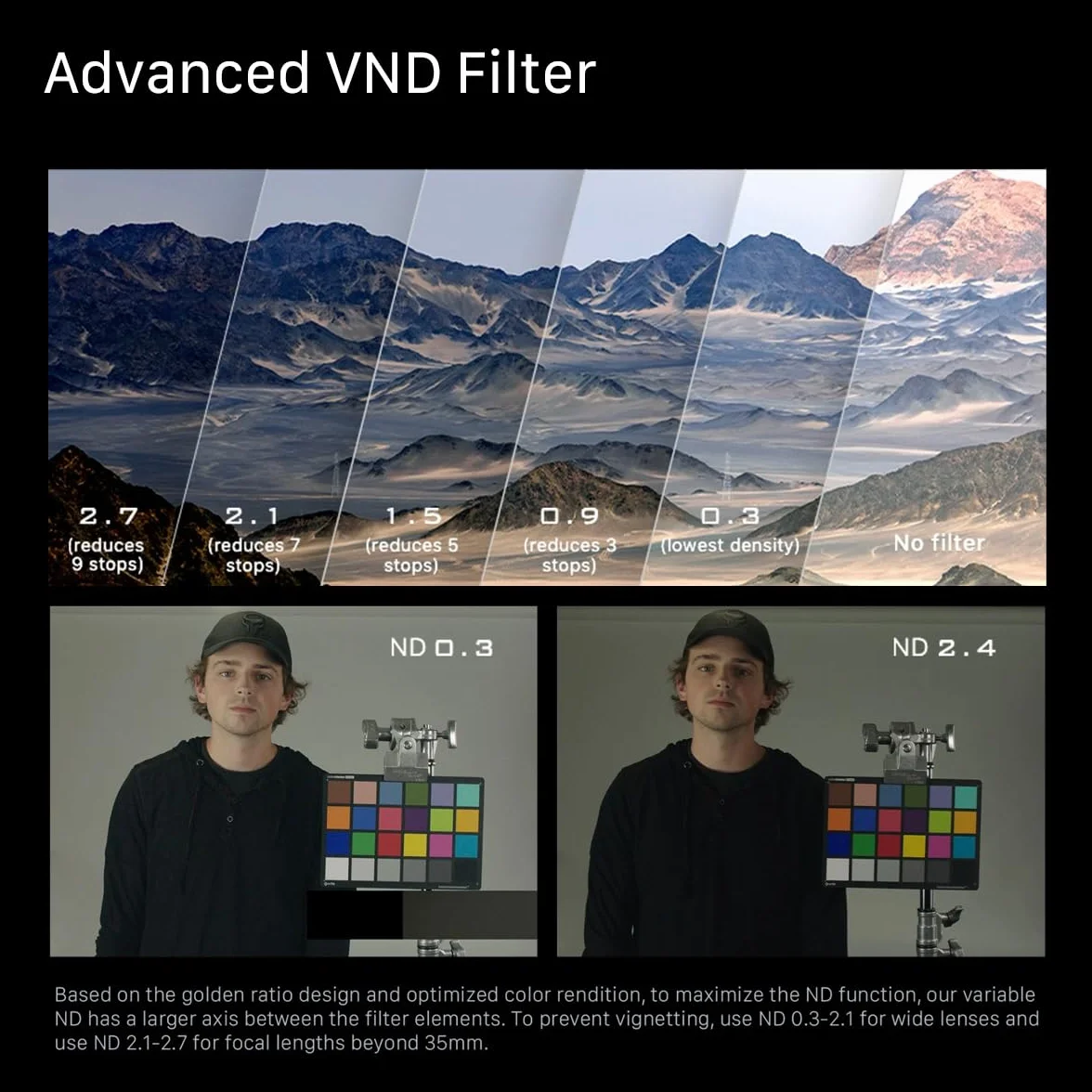 Tilta Mirage VND Kit modułowe matowe pudełko ze zmiennym filtrem ND + akcesoria
