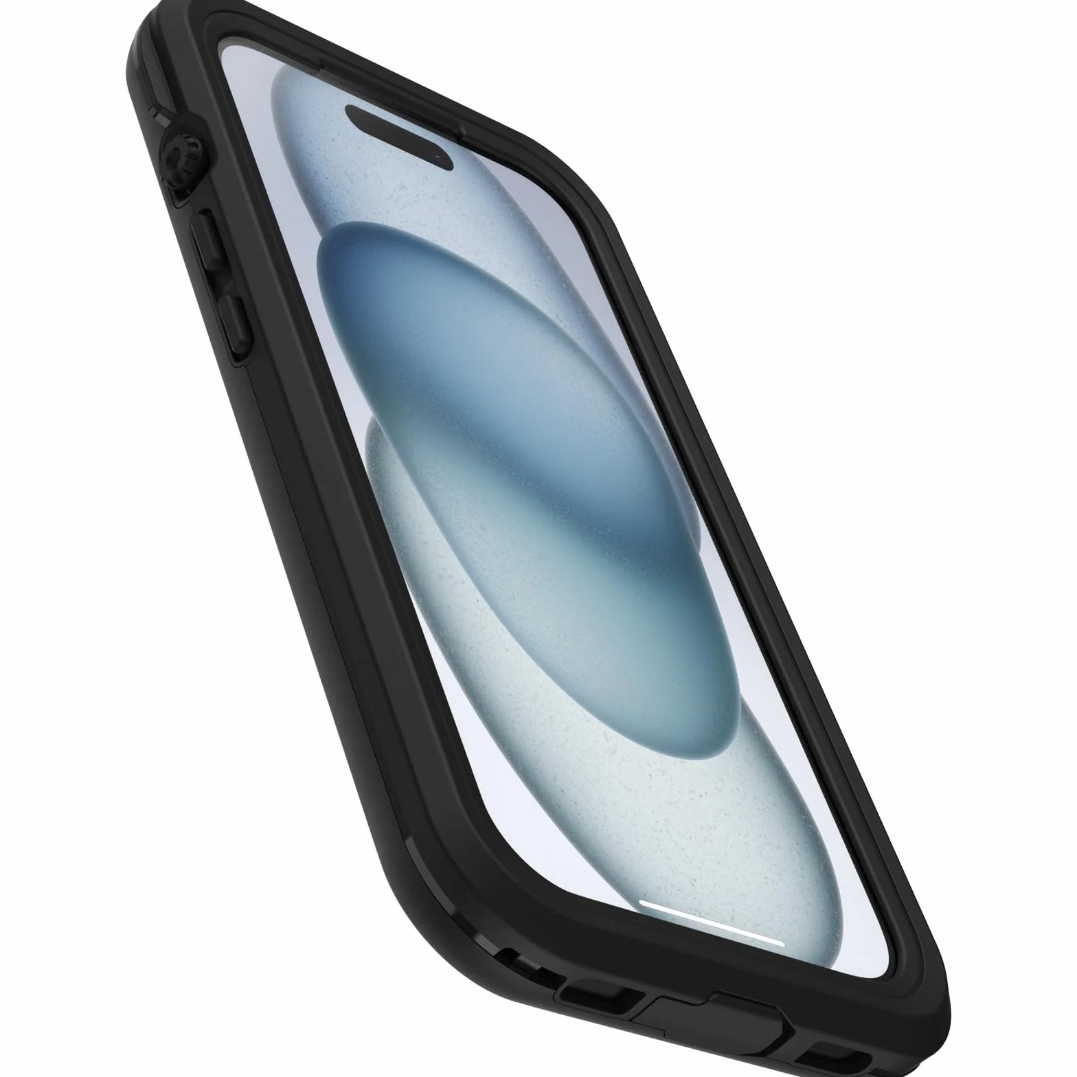 OtterBox Fre Etui do iPhone 15 na MagSafe, Wodoodporne (IP68), Eleganckie Etui z Wbudowanym Zabezpieczeniem Ekranu, Przetestowane 5 Razy Zgodnie ze Standardami Wojskowymi, Czarny