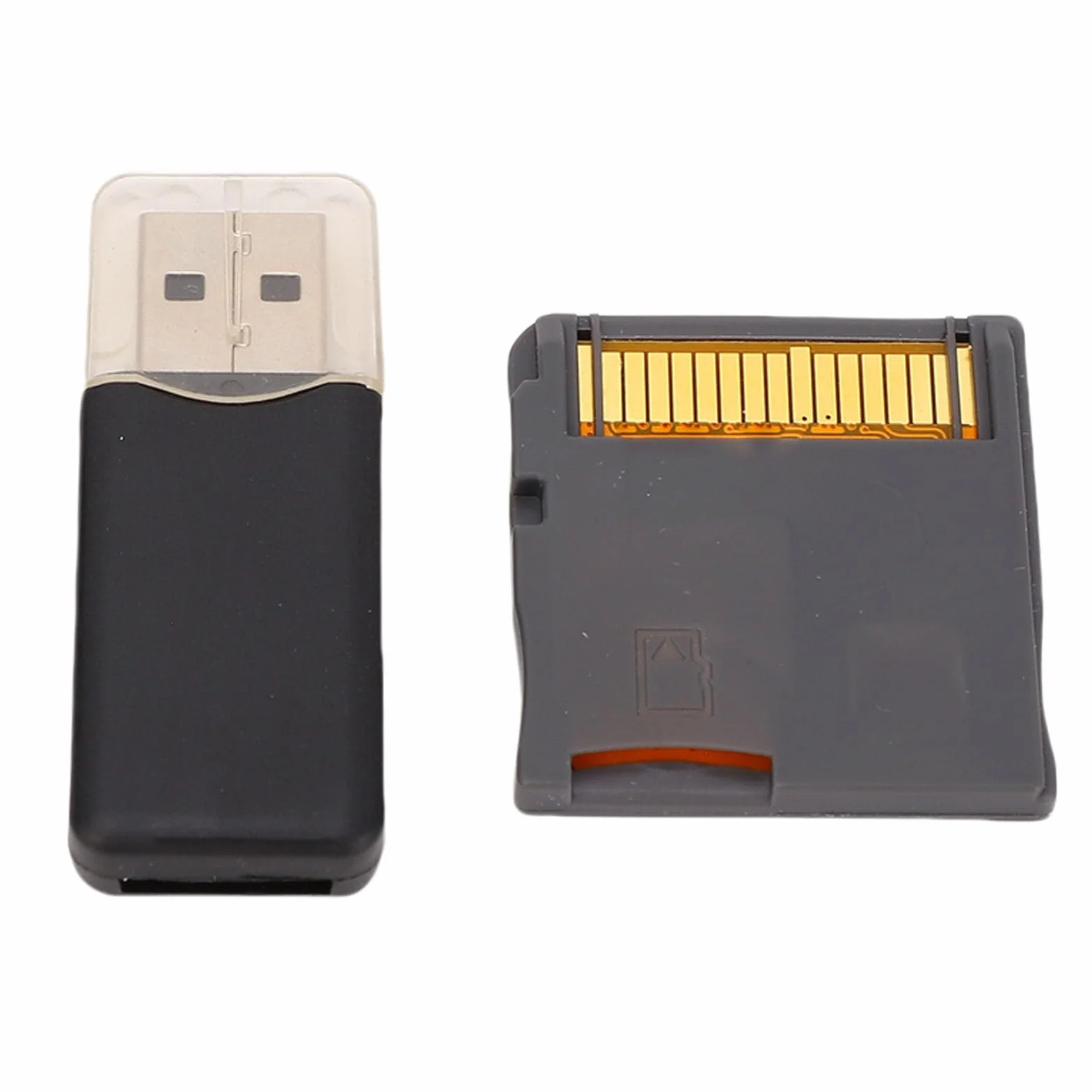 Ejoyous 2025 R4 Karta Pamięci do Gier Wideo Karta ASIC Chip Flash z Czytnikiem Kart dla NDS, NDSL, NDSI, NDSI XL, 2DS, 3DS, 3DS Nowy 2DS XL (SILVER)