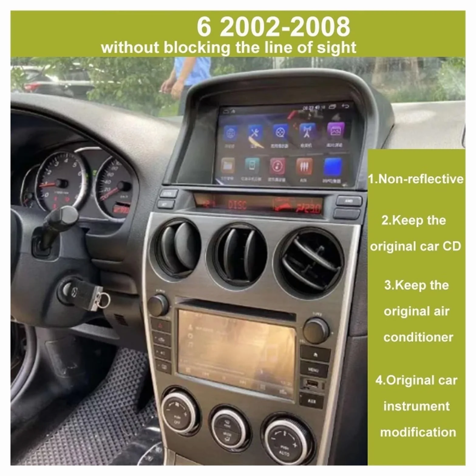 Nawigacja GPS Stereo Audio Video Akcesoria Odtwarzacz Przejrzysty I Responsywny