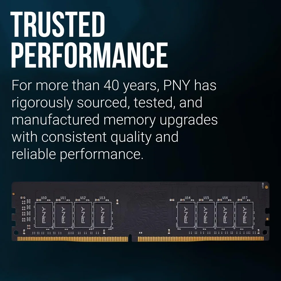 PNY PERFORMANCE DDR4 8GB 3200MHz RAM Desktop Memory