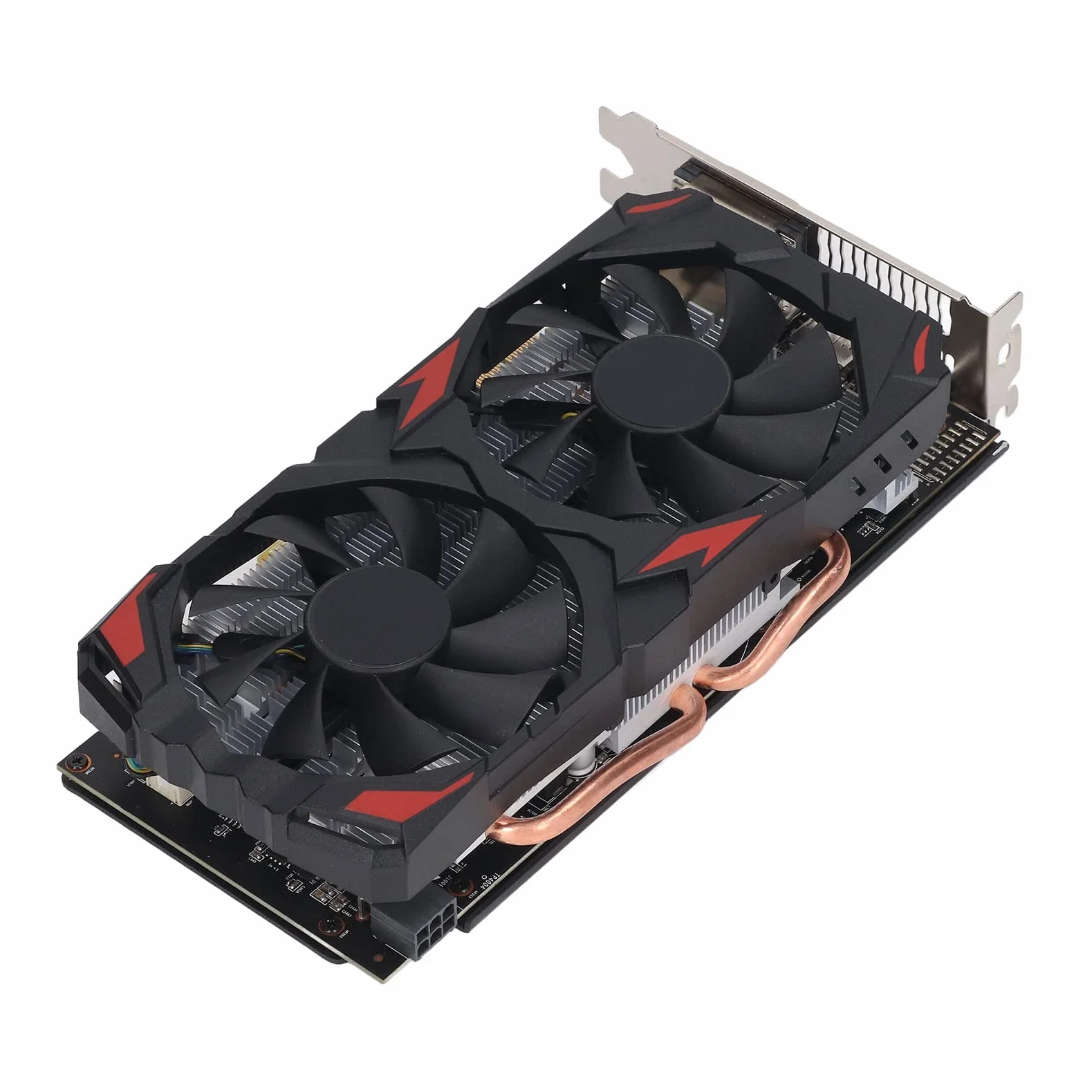 Karta Graficzna Radeon RX 580 8GB GDDR5 Karty Graficzne do Gier 256BIT Karta Graficzna RX 580 z Dwoma Wentylatorami DVI DP HDML Plug and Play