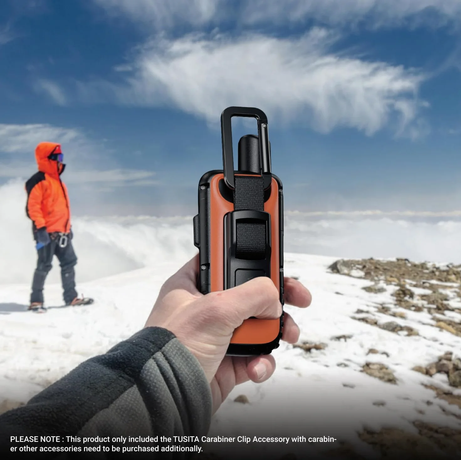 TUSITA Karabińczyk Clip Uchwyt Akcesorium Kompatybilne z Garmin Handhelds - Akcesoria Systemu GPS 010-12897-01