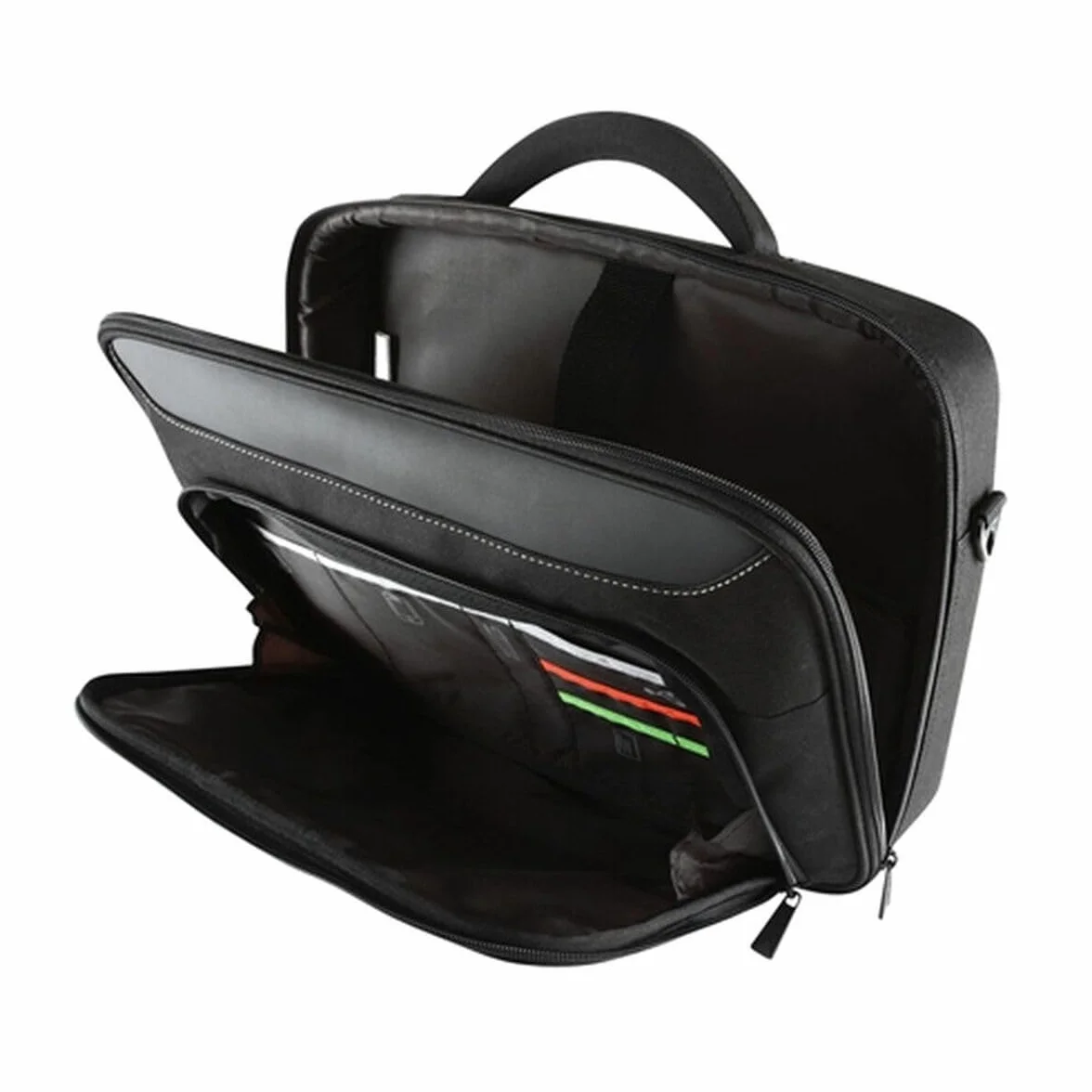 Targus Etui Klasyczna z Klapką Ochronna Torba na Laptopa 13-14.1 cala 33-35,8 cm Czarny/Czerwony