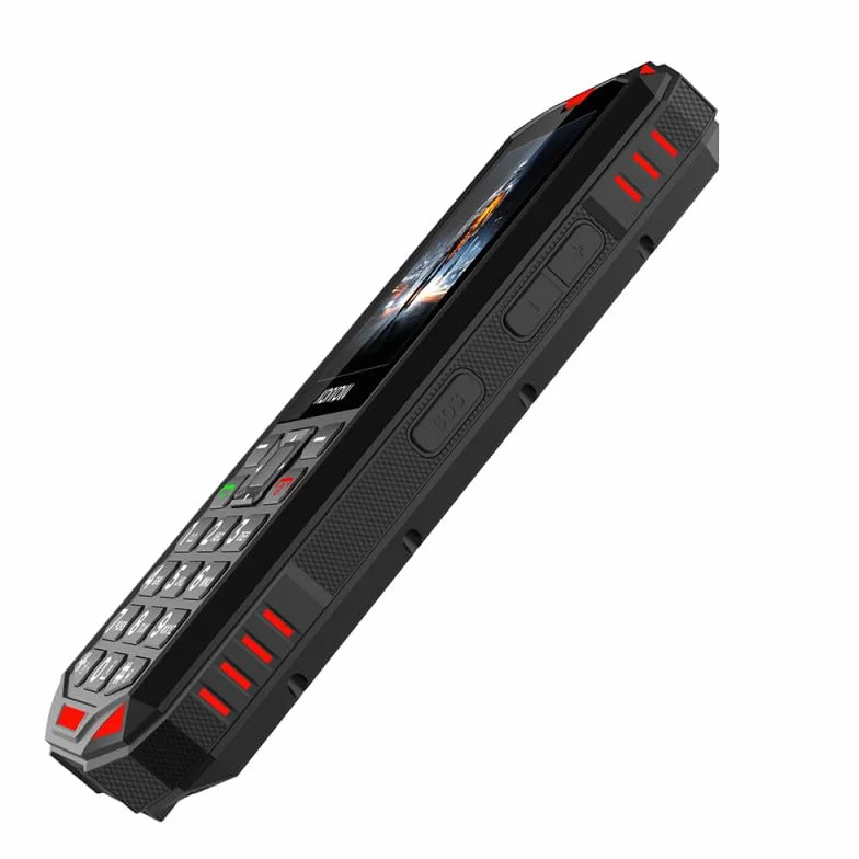 Konrow Stone Next (telefon odporny na wstrząsy IP68-2,4'', hotspot WiFi, 4G, Double Sim), czarny