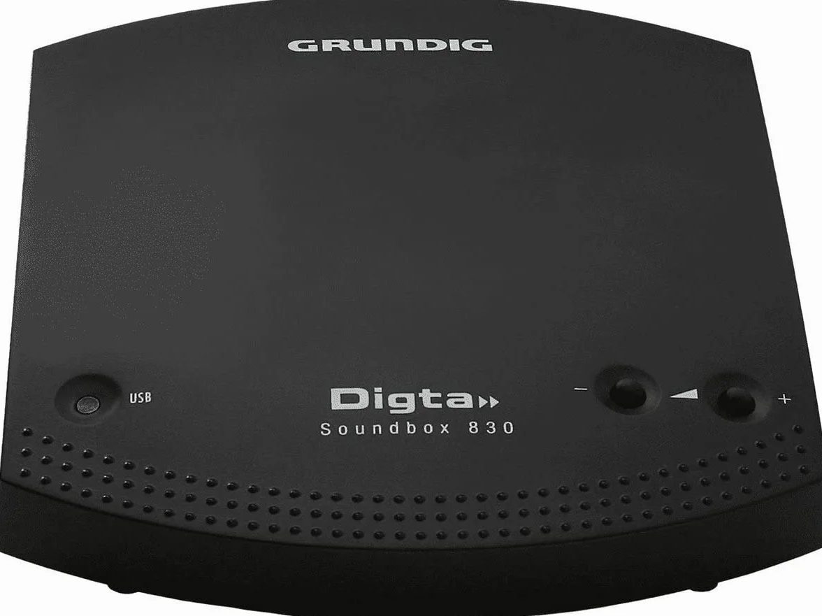 Grundig PFT1700 czarny dyktafon – dyktafon (USB, mini-USB B, 140 g, 110 mm, 124 mm, 30 mm)