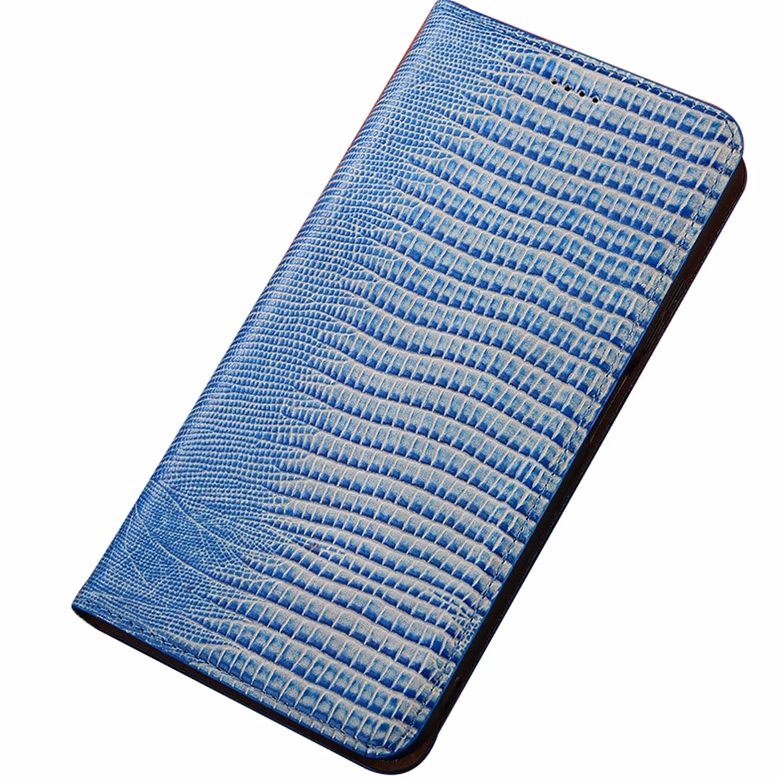 Etui do Huawei Pura 90 PRO Max/90 Pro/90, Jaszczurka Wzór Prawdziwa Skóra Pokrowiec z klapką Portfel Etui z gniazdem na karty, chrom, 90