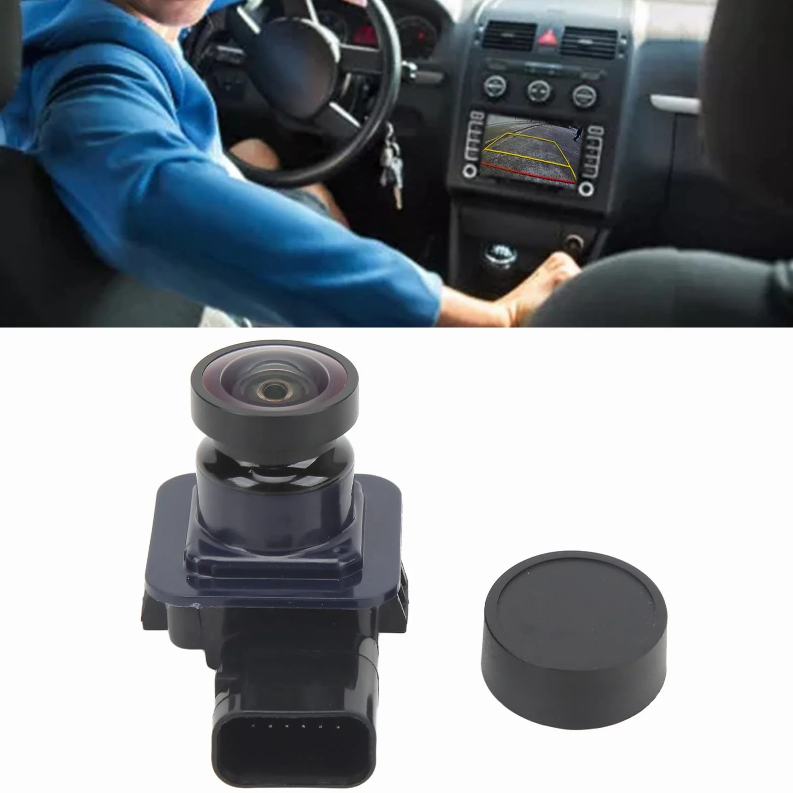 Kamera Cofania DM5Z 19G490 A dla C-Max Energi i 2013-2016 Asystent Parkowania Wymiana Kamery Cofania