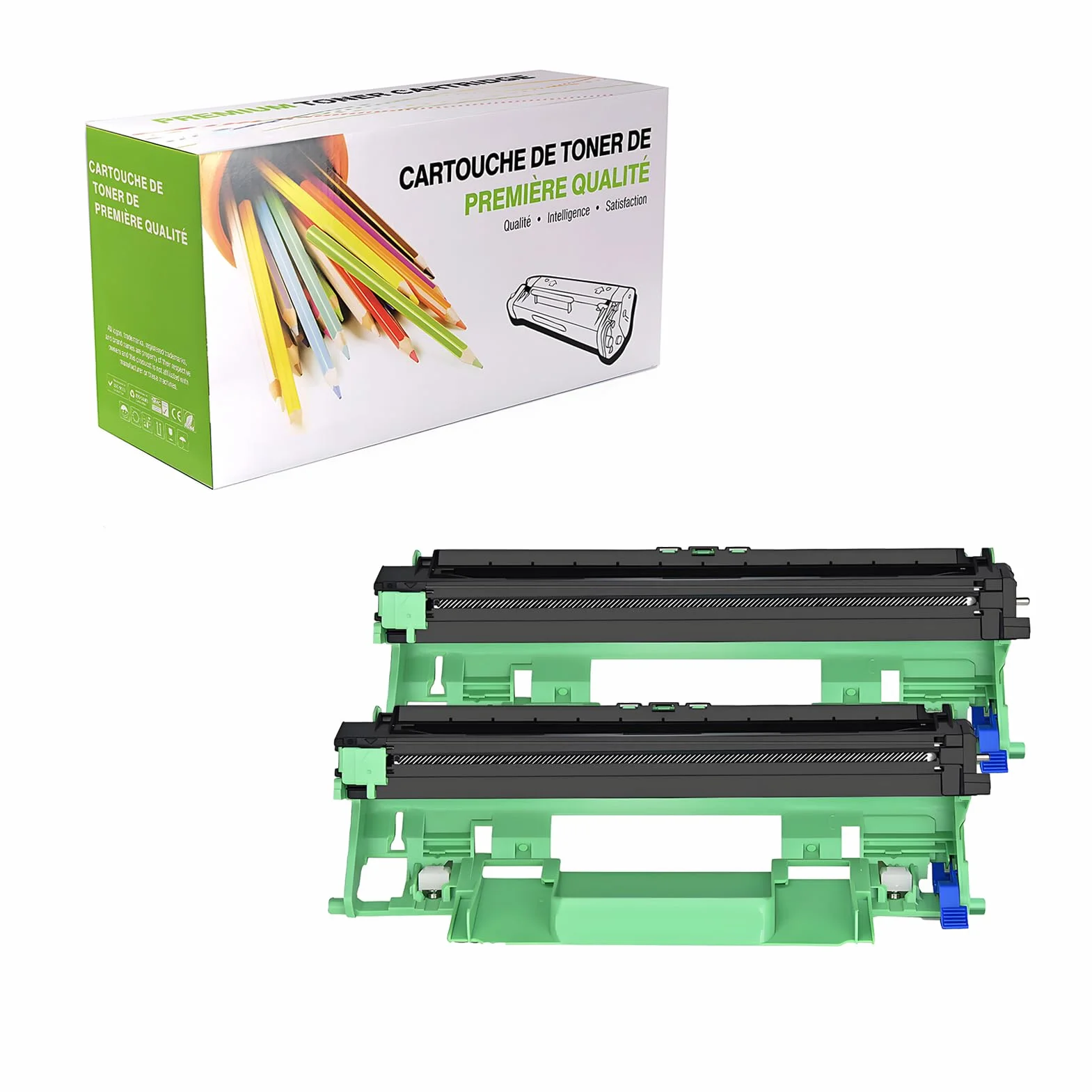 Kompatybilny zamiennik zespołu bębna dla Brother DR-118 DR118 do użytku z Brother HL-L1228 HL-L1238W HL-L1808W DCP-L1628 DCP-L1638W DCP-L1848W drukarką,(czarny-12000 stron),2 pack