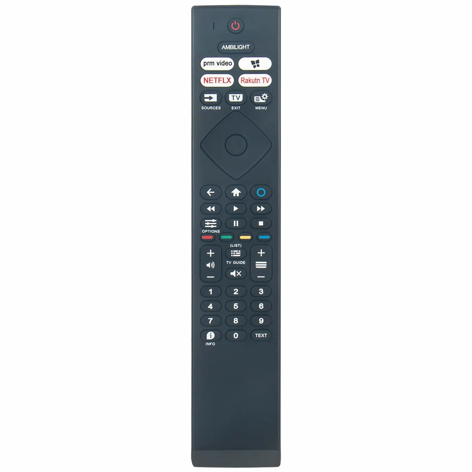 AULCMEET HR45B-GJ21 398GR10BEPHN0069HR pilot zamienny pasuje do Philips LED 4K Ambilight TV 43PUS8108 50PUS8108 55PUS8108 65PUS8108 70PUS8108 75PUS8108 75PUS8108