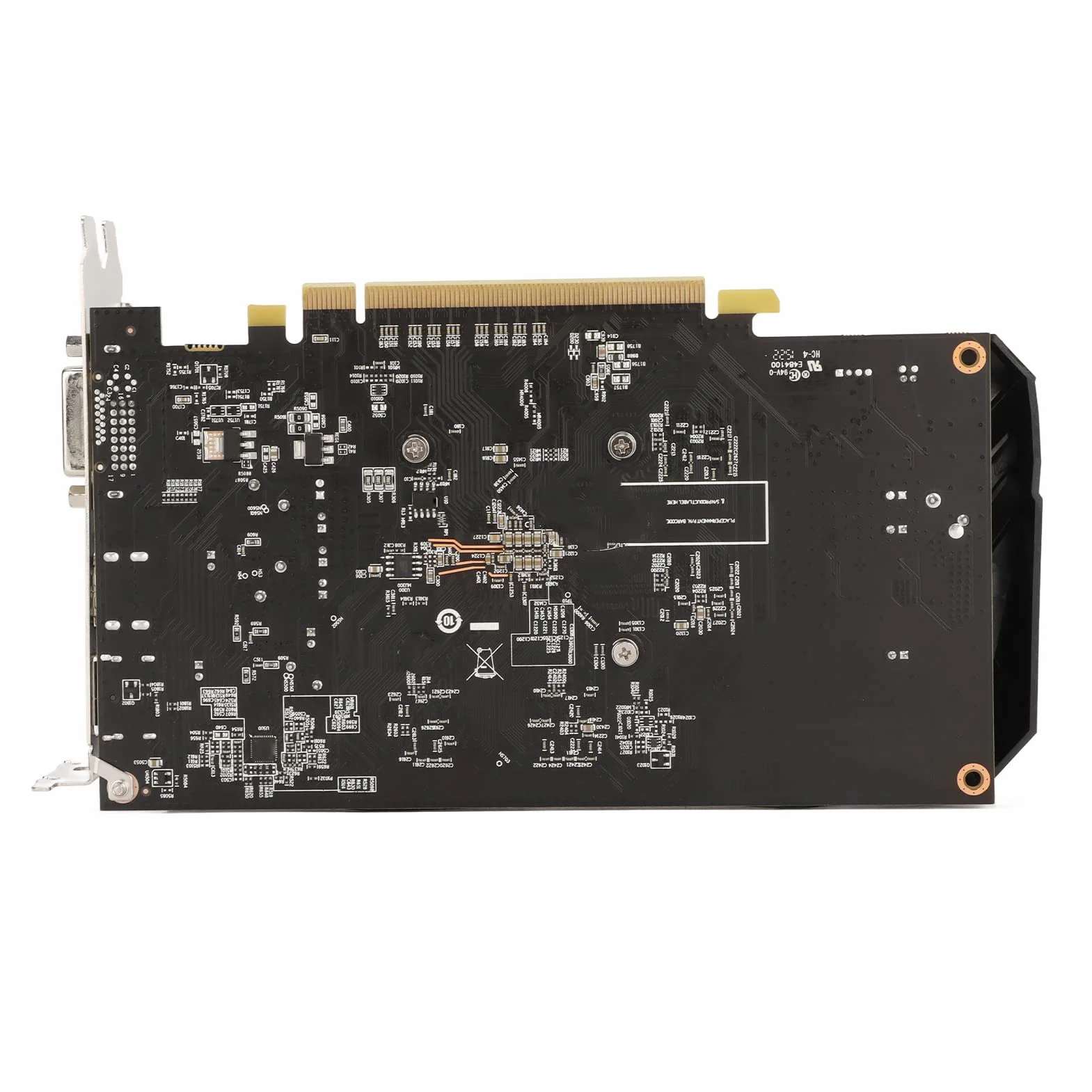 Karta Graficzna RX550 4G GDDR5, Obsługa 128 Bitów DP DVI HDMI PCI Express 2.0, Podwójne Wentylatory Chłodzące GPU PC do Gier Wideo Karty Graficzne do Komputera