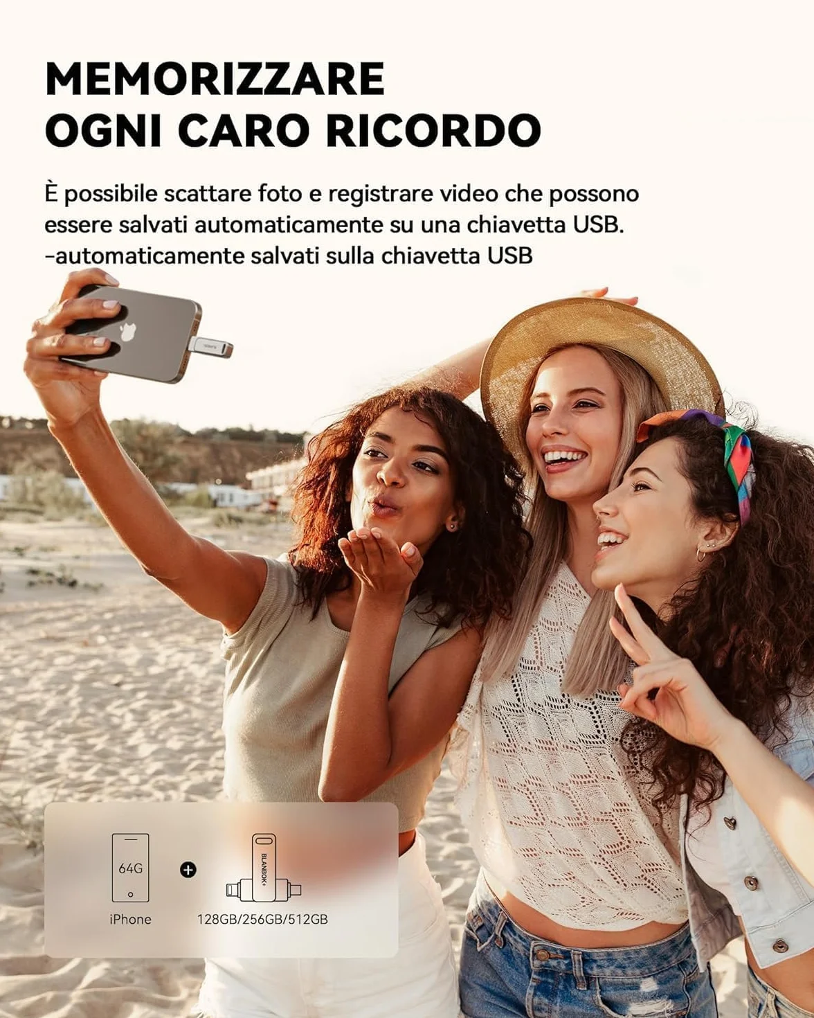 Certyfikat MFi 256GB Pendrive USB do iPhone'a, certyfikat MFi, pendrive USB 3 w 1 Lightning i Type-C z adapterem USB 3.0 Pamięć zewnętrzna do iPhone'a,