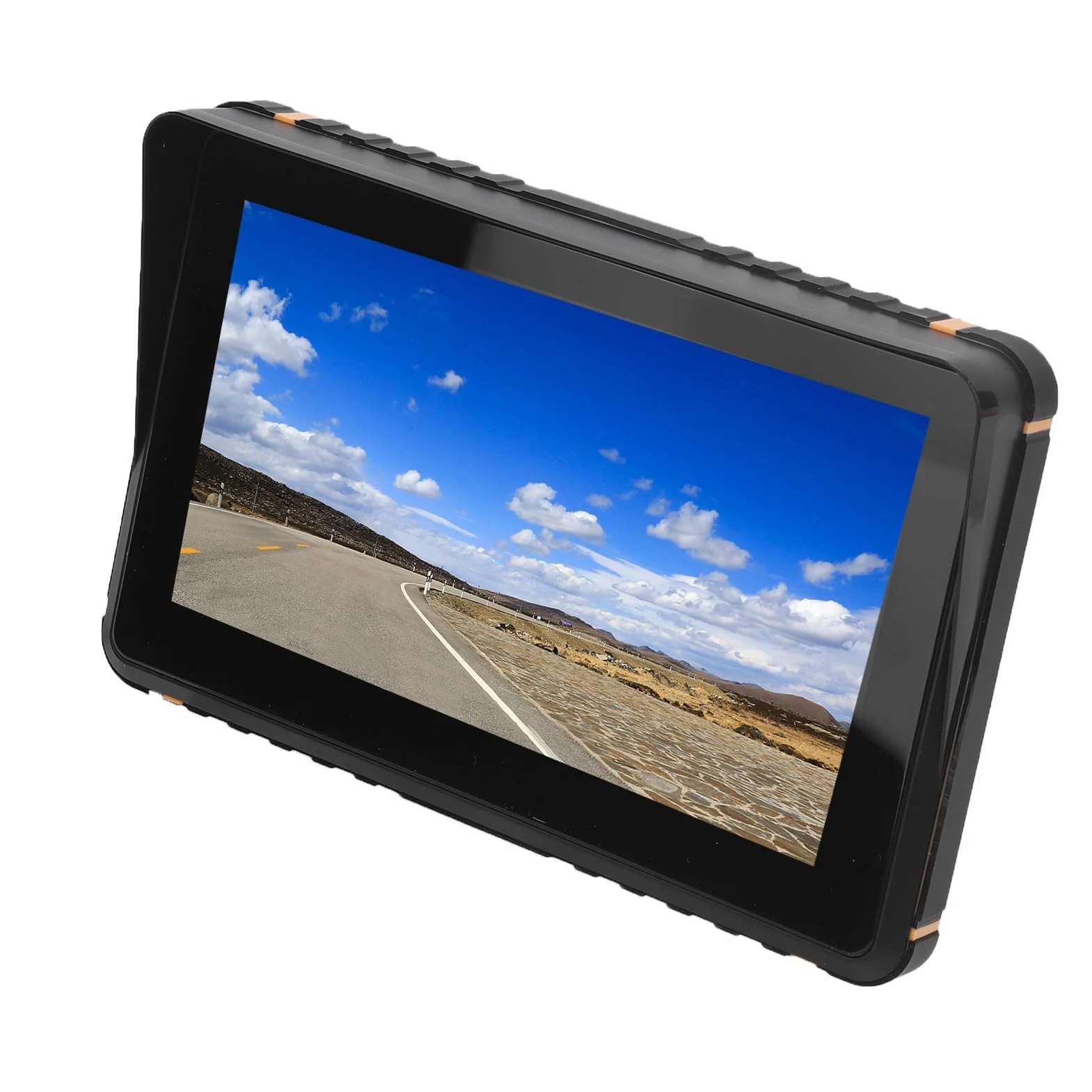 Motocyklowa nawigacja GPS 7-calowy ekran dotykowy HD IPS z bezprzewodową obsługą CarPlay i Android Auto, wodoodporny nawigator Bluetooth IPX7 do planowania trasy motocykla i