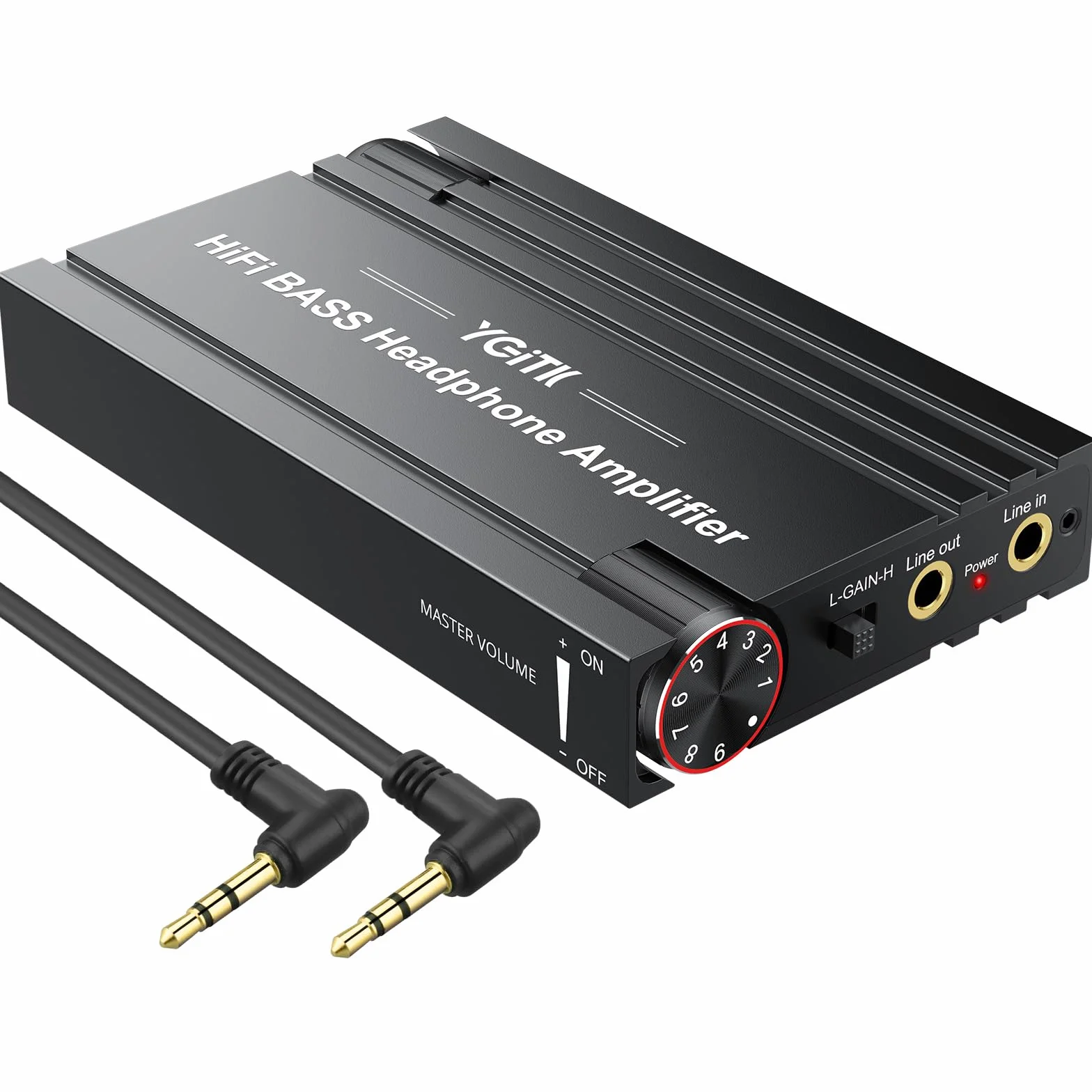 HiFi Wzmacniacz zestawu słuchawkowego HiFi Bass 16-600Ω, wyjście stereo, audio, 3,5 mm, przenośny, ładowalny do MP3/ MP4/ telefonów/komputera