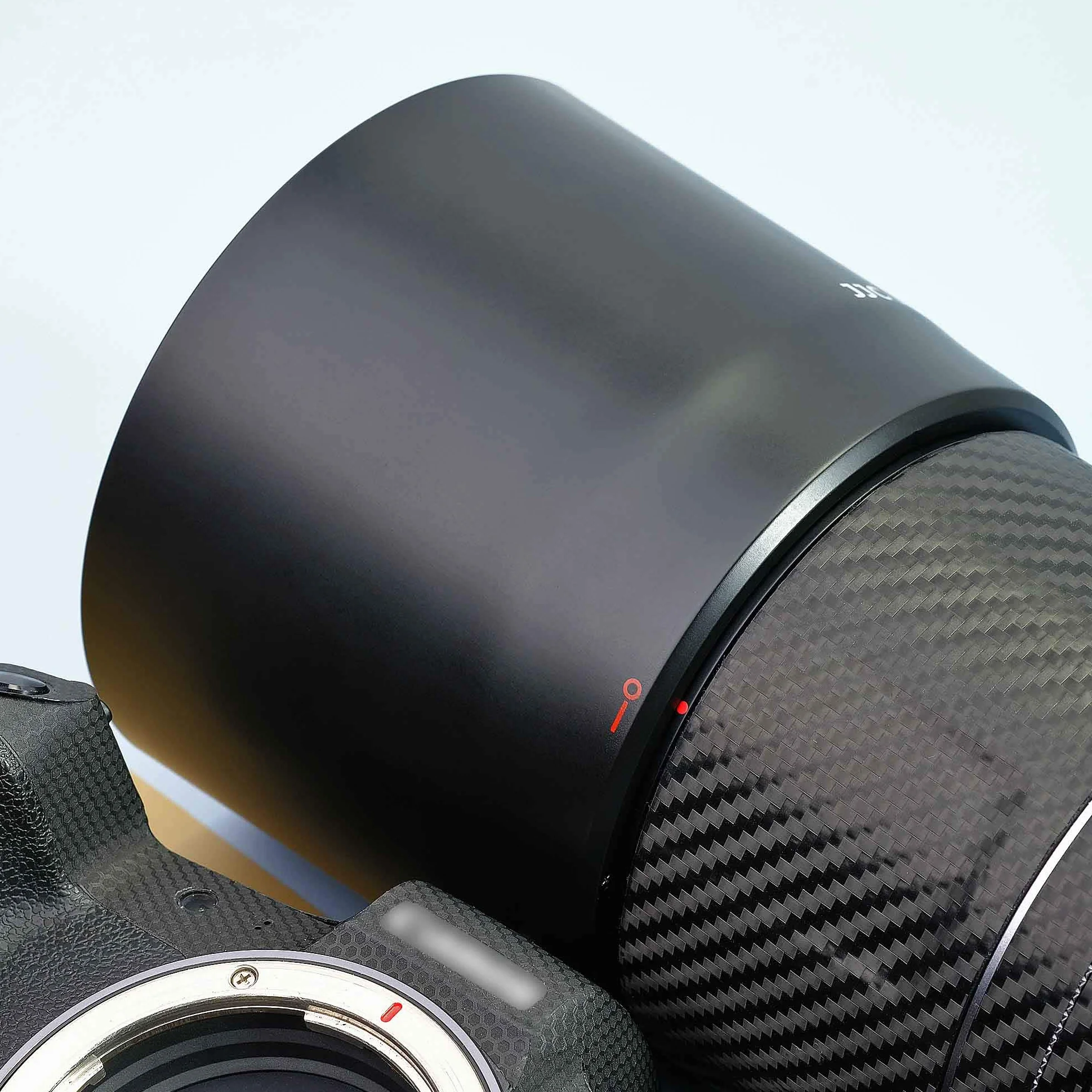JJC Pokrywa obiektywu bagnetowego do Canon RF 600 mm f/11 IS STM obiektyw na aparacie Canon EOS R R5 R6 RP DSLR - zastępuje oprawę obiektywu Canon ET-88B DSLR aparat fotografia fotograficzna