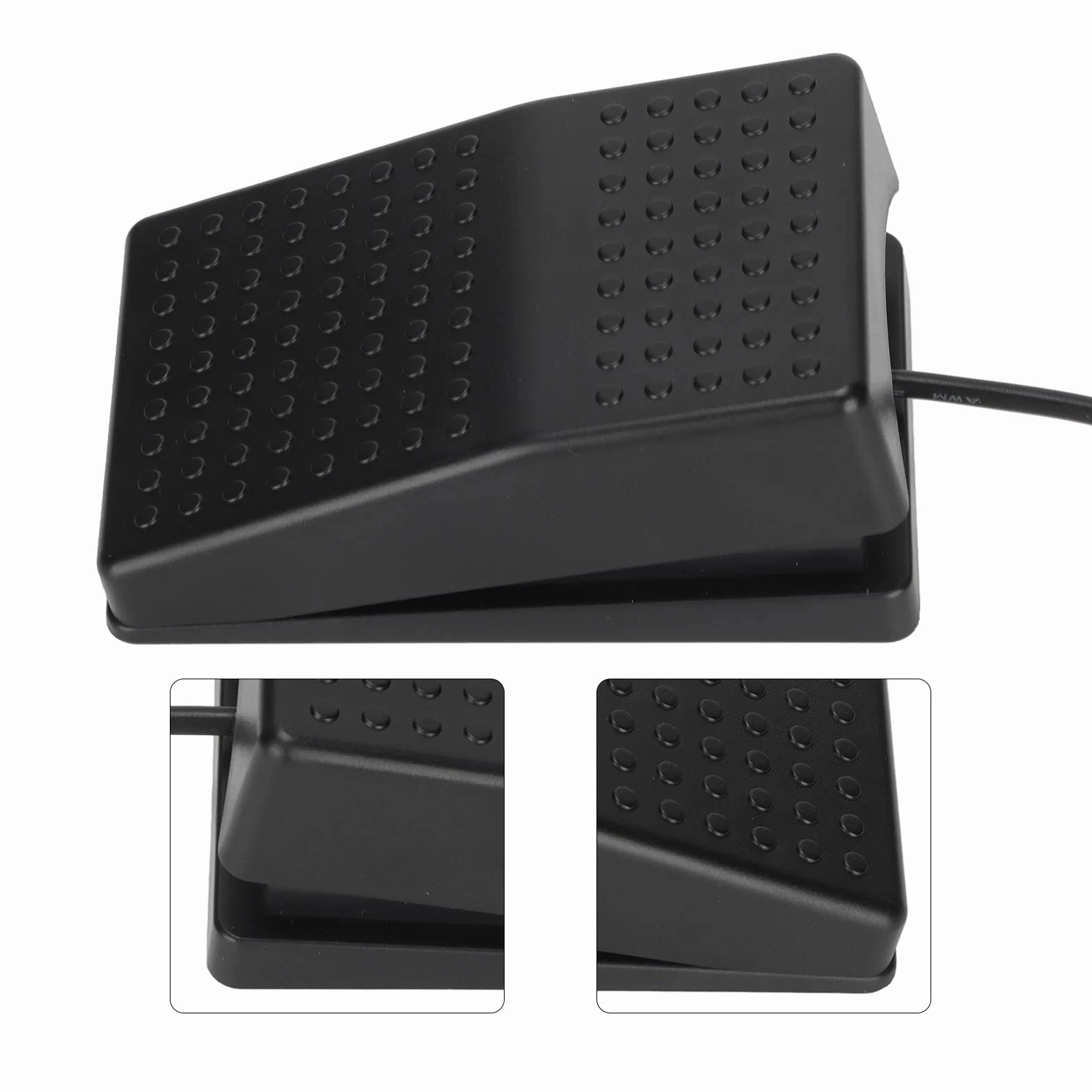 Pedał Przełącznika Nożnego USB, Wielofunkcyjny Ergonomiczny Pedał Przełącznika Nożnego Sterowanie Grą Akcja HID dla Klawiatury i Myszy PC Laptop